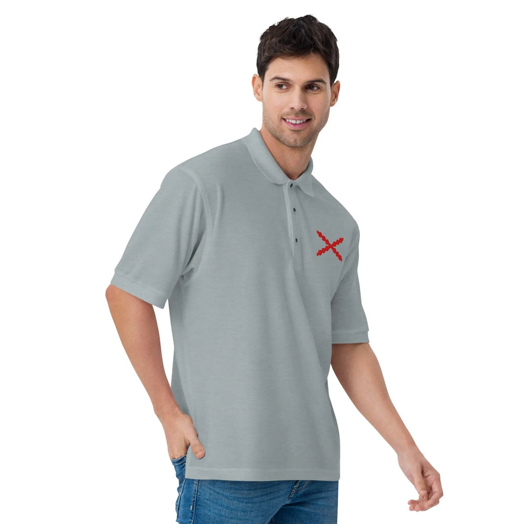 Comprar Polo para hombre premium Cruz de Borgoña La Flamenca de Borgoña Bandera España