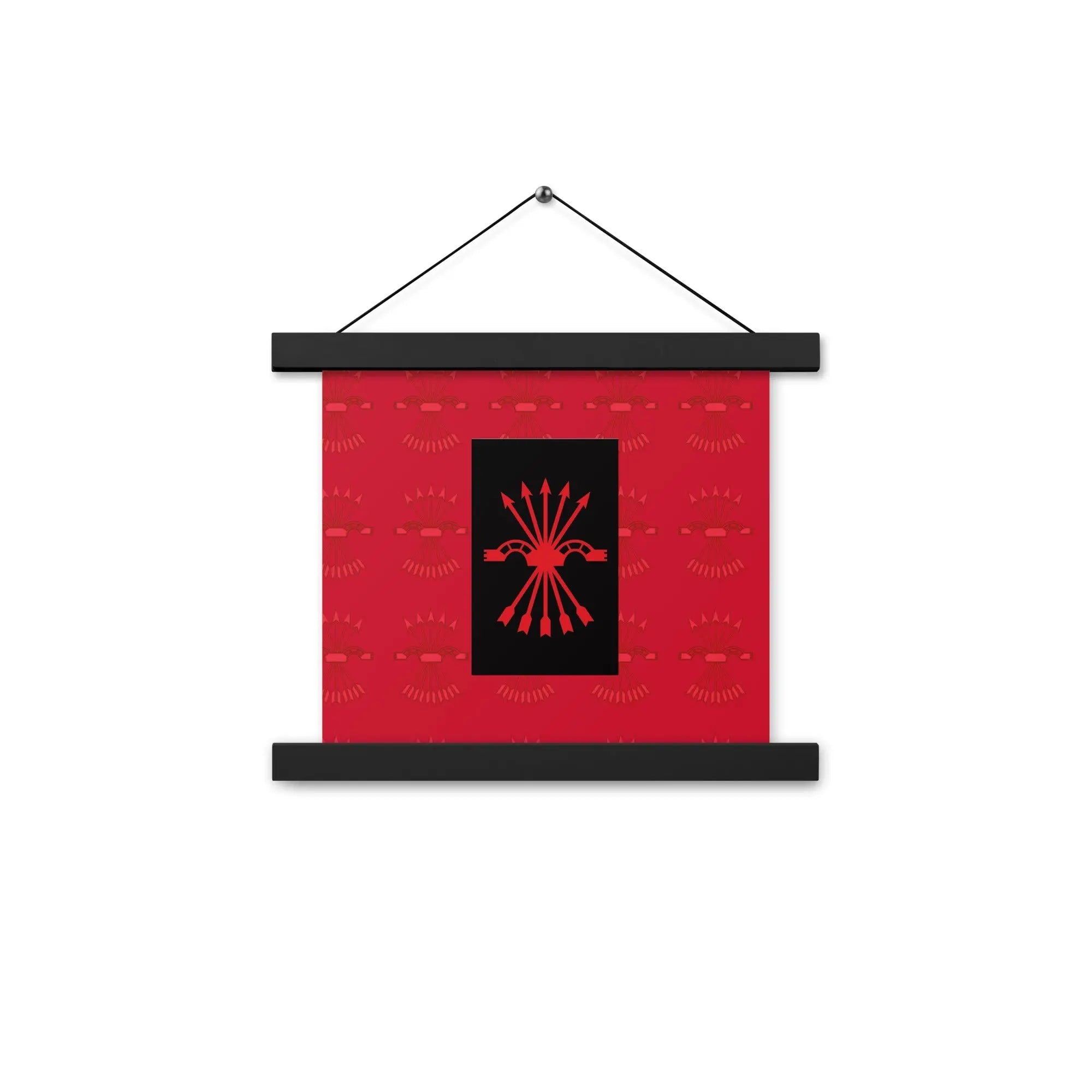 Comprar Póster con colgador Falange Española Bandera España La Flamenca de Borgoña Patricia Muñoz VOX