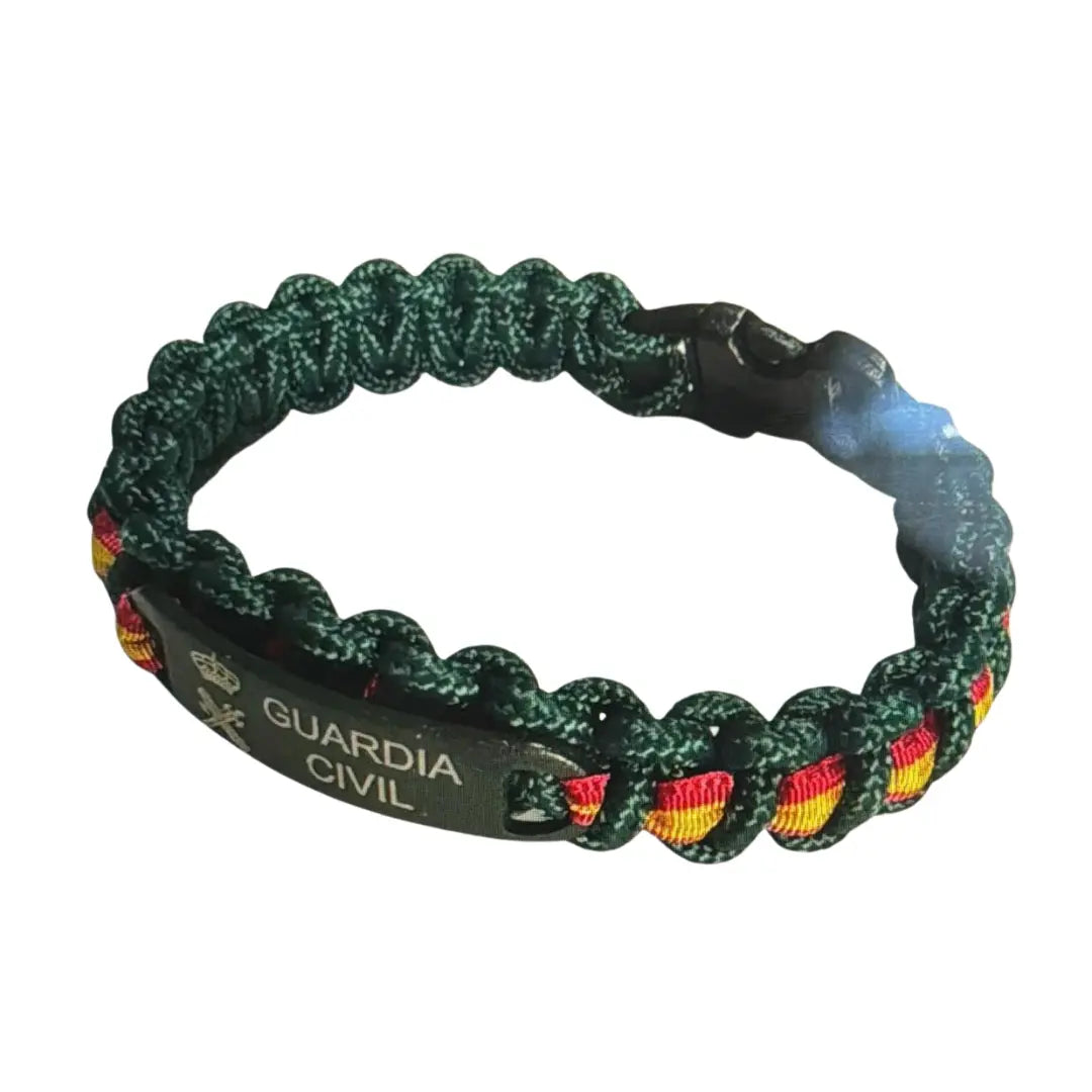 Pulsera paracord Guardia Civil Bandera España