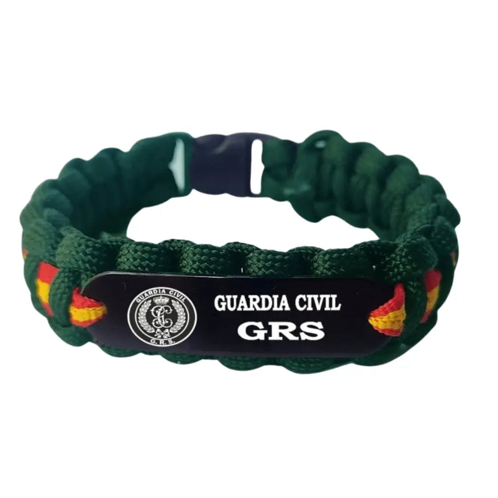 Pulsera paracord Guardia Civil GRS Bandera España