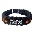 Pulsera paracord Policía Local Bandera España