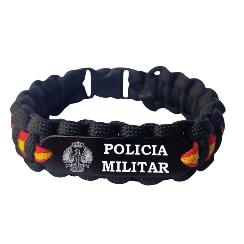 Pulsera paracord Policía Militar Bandera España
