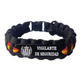 Pulsera paracord Vigilante de Seguridad Bandera España