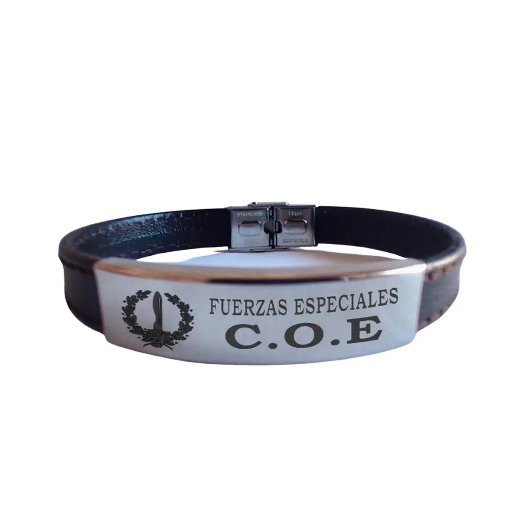 Pulsera piel Fuerzas Especiales COE