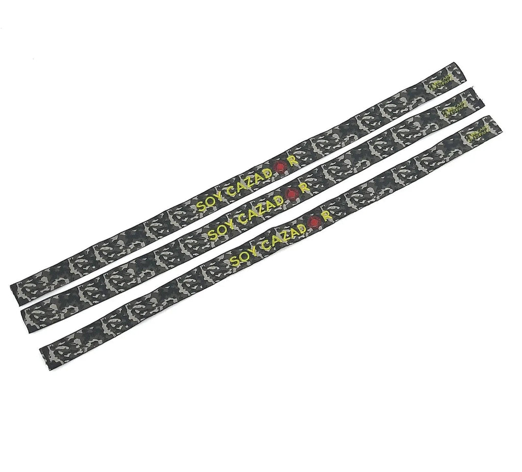 Comprar Pulsera tela SOY CAZADOR camuflaje Bandera España La Flamenca de Borgoña Patricia Muñoz VOX