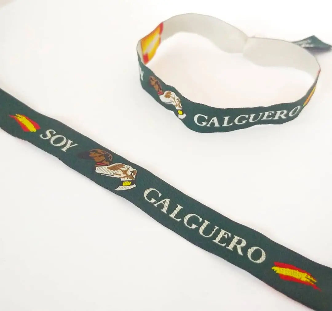 Comprar Pulsera tela SOY GALGUERO Bandera España La Flamenca de Borgoña Patricia Muñoz VOX