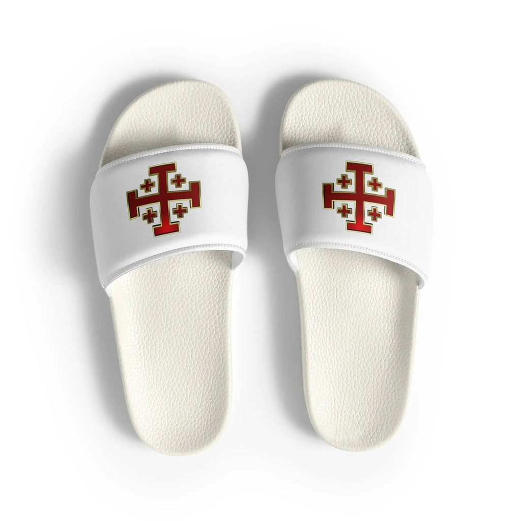 Comprar Sandalias Chanclas Cruz Templarios Bandera España La Flamenca de Borgoña Patricia Muñoz VOX