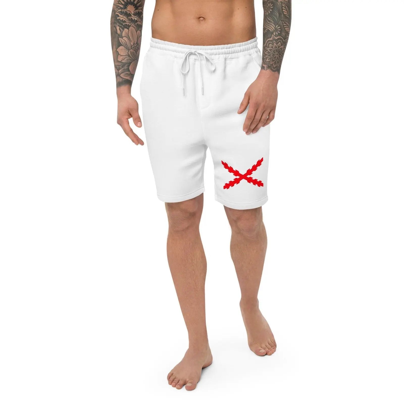Comprar Shorts Cruz de Borgoña vellón hombre Bandera España La Flamenca de Borgoña Patricia Muñoz VOX
