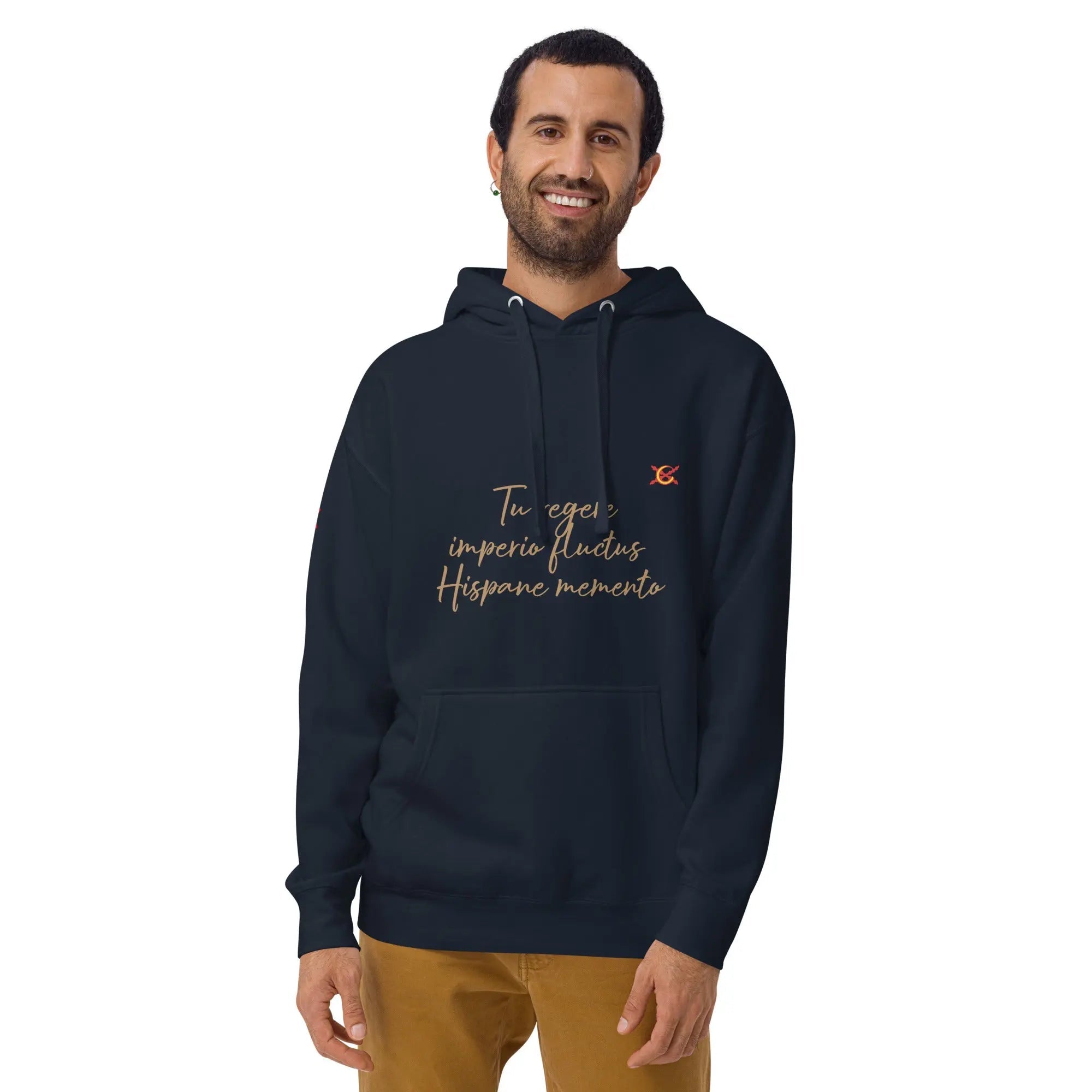Comprar Sudadera Aspa de Borgoña capucha unisex Bandera España La Flamenca de Borgoña Patricia Muñoz VOX
