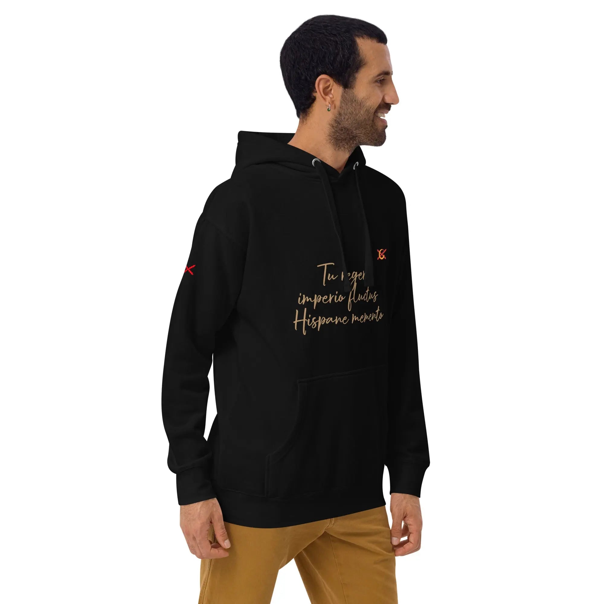 Comprar Sudadera Aspa de Borgoña capucha unisex Bandera España La Flamenca de Borgoña Patricia Muñoz VOX