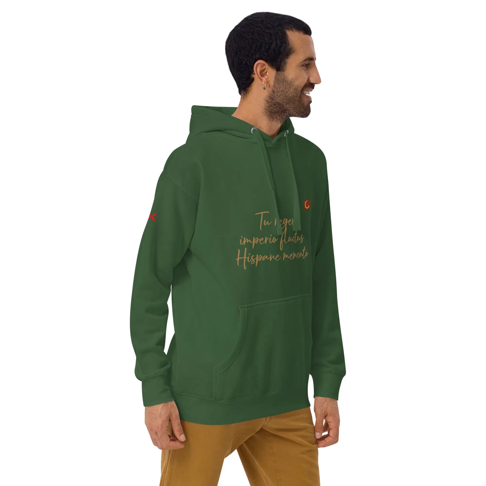 Comprar Sudadera Aspa de Borgoña capucha unisex Bandera España La Flamenca de Borgoña Patricia Muñoz VOX
