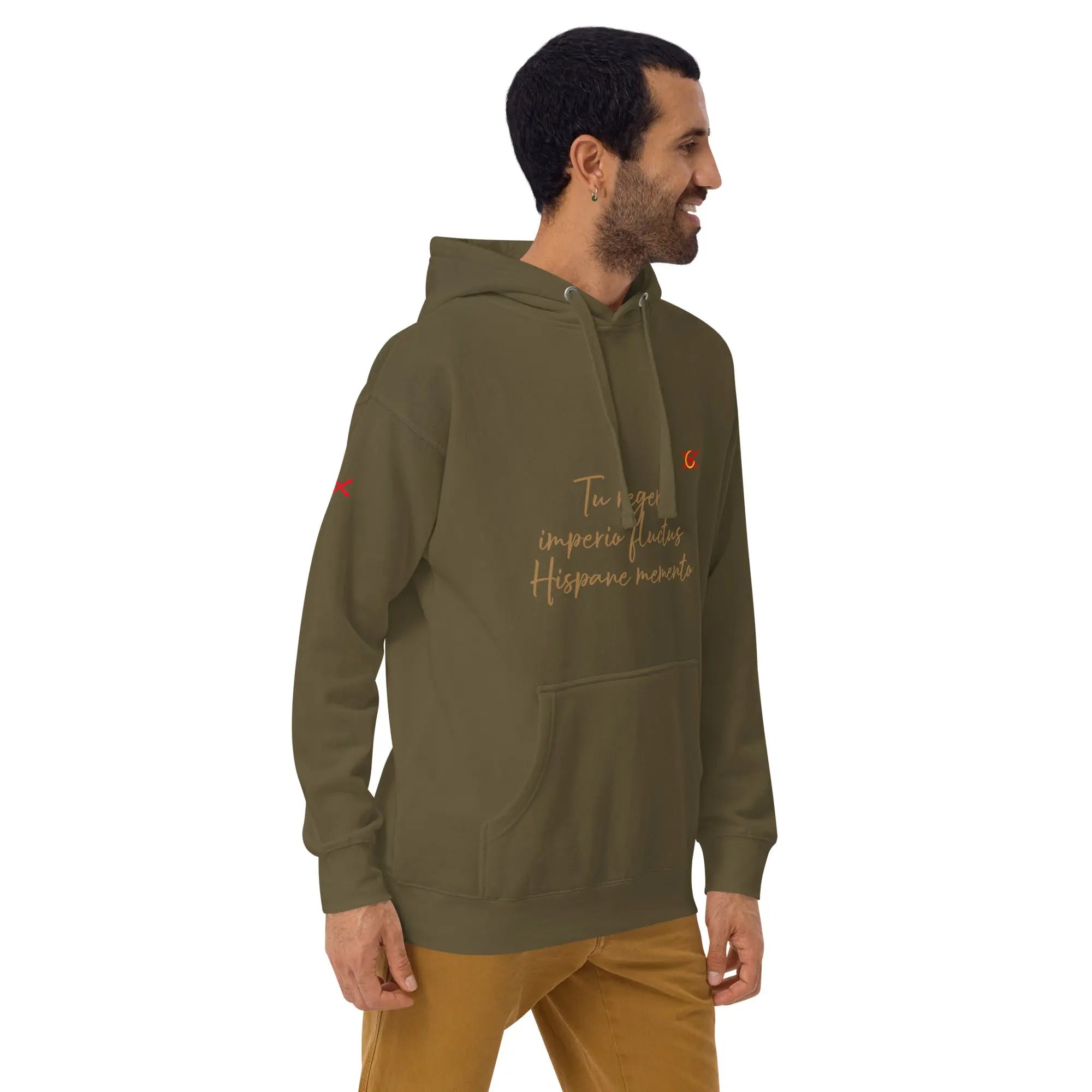 Comprar Sudadera Aspa de Borgoña capucha unisex Bandera España La Flamenca de Borgoña Patricia Muñoz VOX