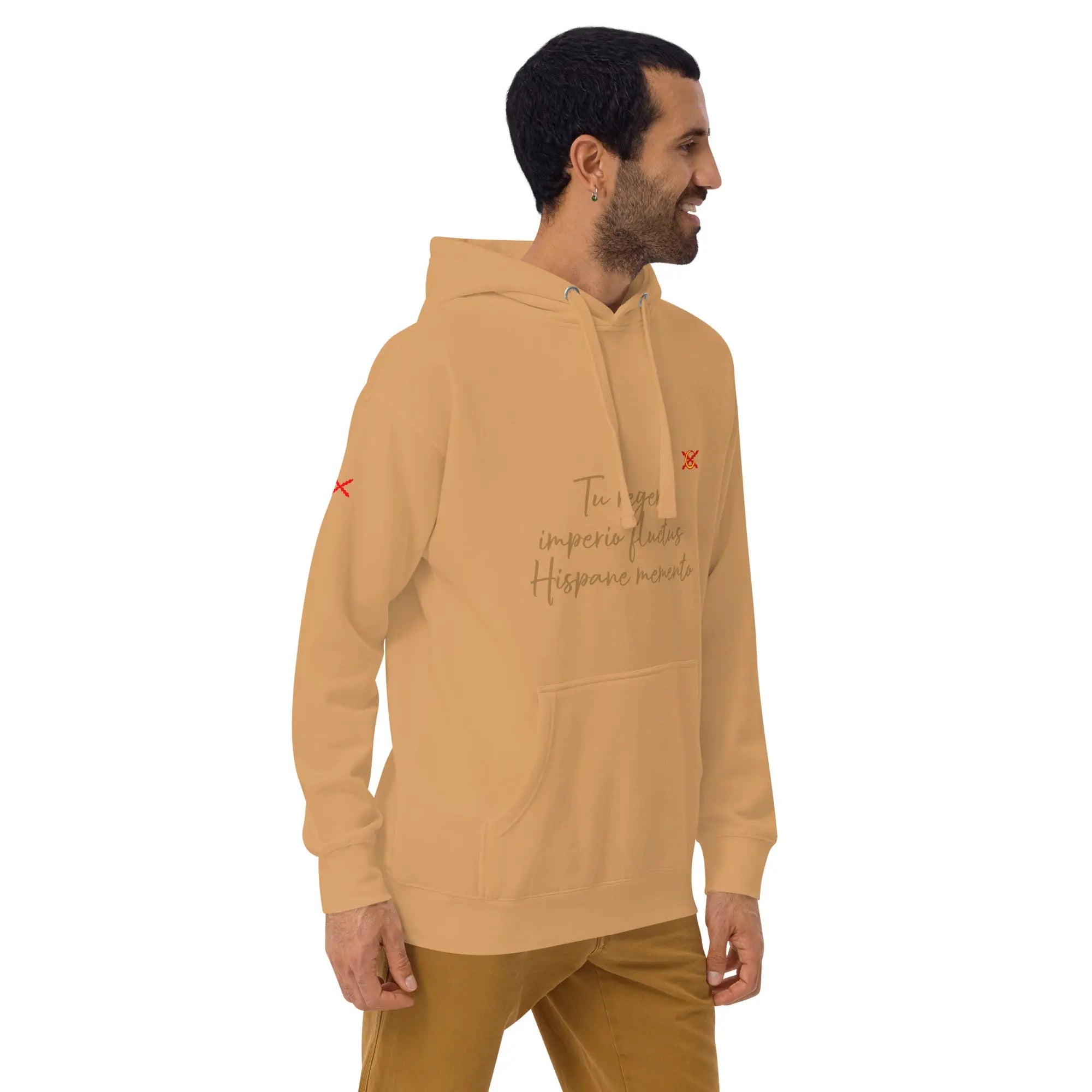 Comprar Sudadera Aspa de Borgoña capucha unisex Bandera España La Flamenca de Borgoña Patricia Muñoz VOX