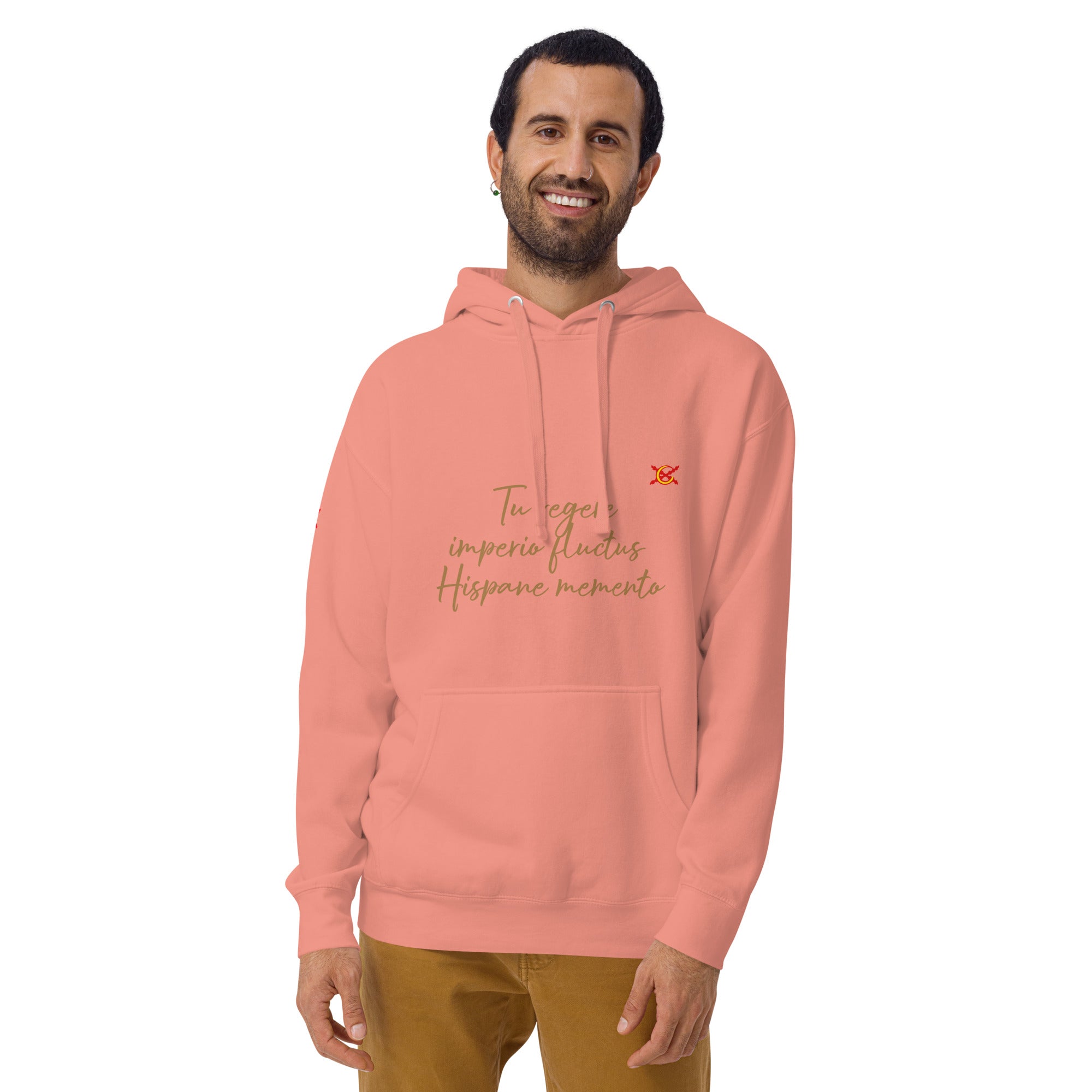 Comprar Sudadera Aspa de Borgoña capucha unisex Bandera España La Flamenca de Borgoña Patricia Muñoz VOX