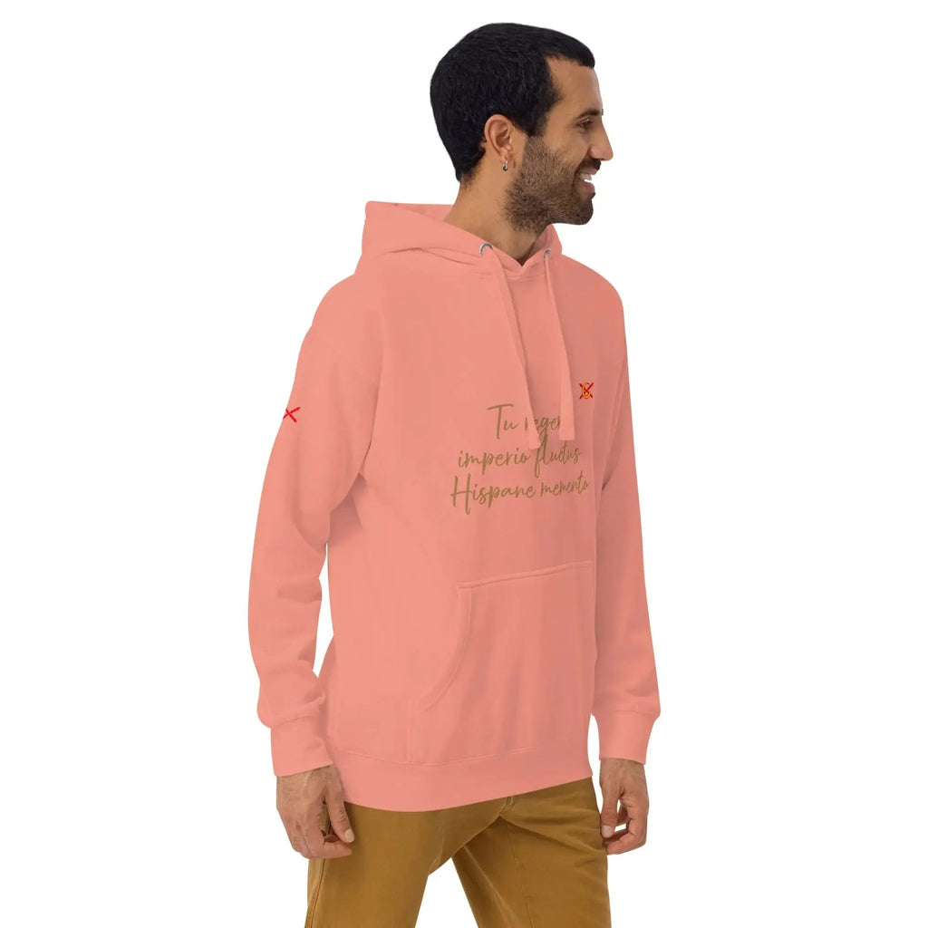 Comprar Sudadera Aspa de Borgoña capucha unisex Bandera España La Flamenca de Borgoña Patricia Muñoz VOX