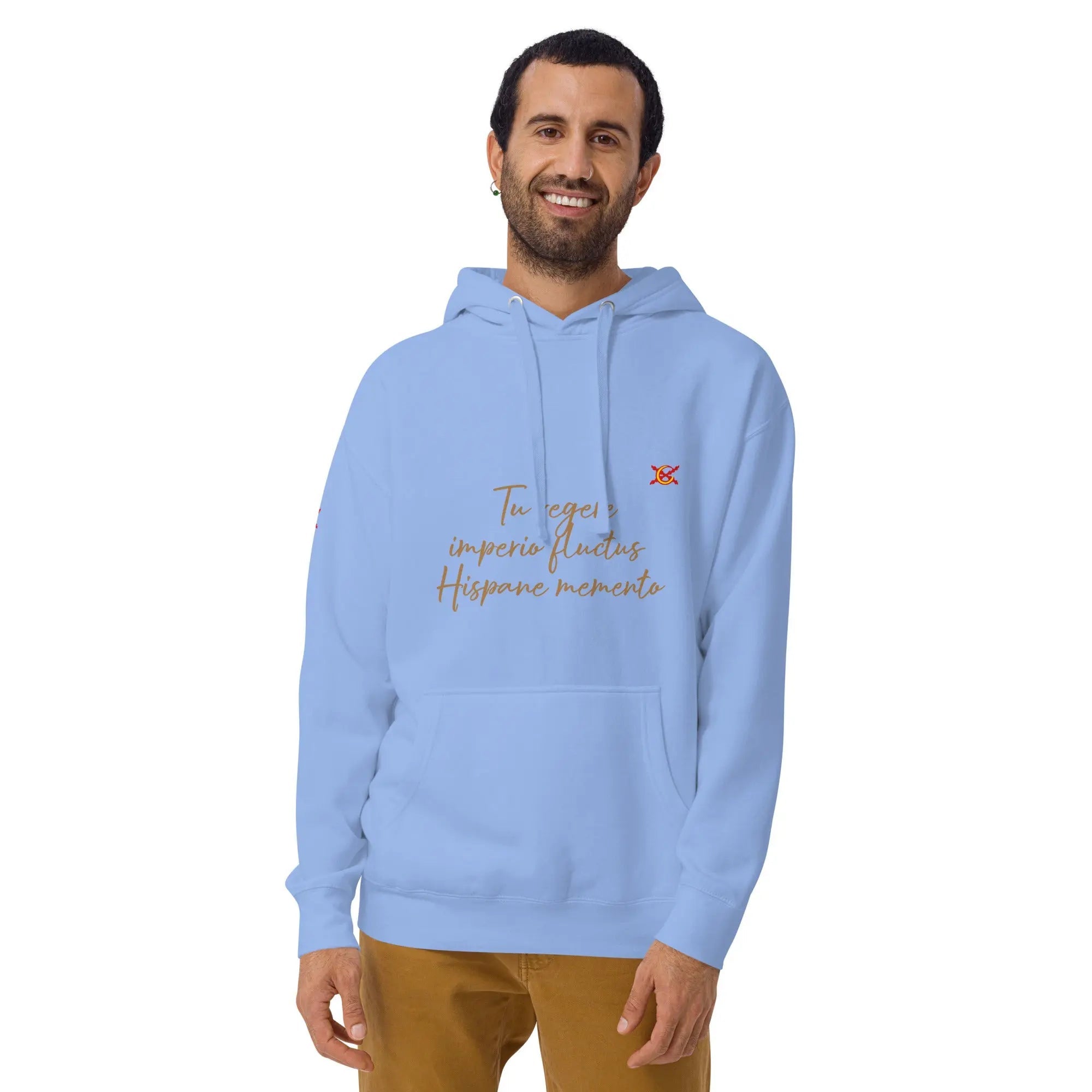 Comprar Sudadera Aspa de Borgoña capucha unisex Bandera España La Flamenca de Borgoña Patricia Muñoz VOX