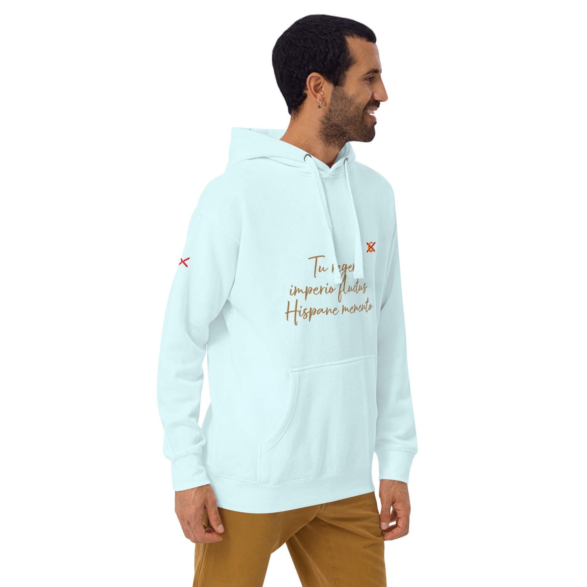 Comprar Sudadera Aspa de Borgoña capucha unisex Bandera España La Flamenca de Borgoña Patricia Muñoz VOX