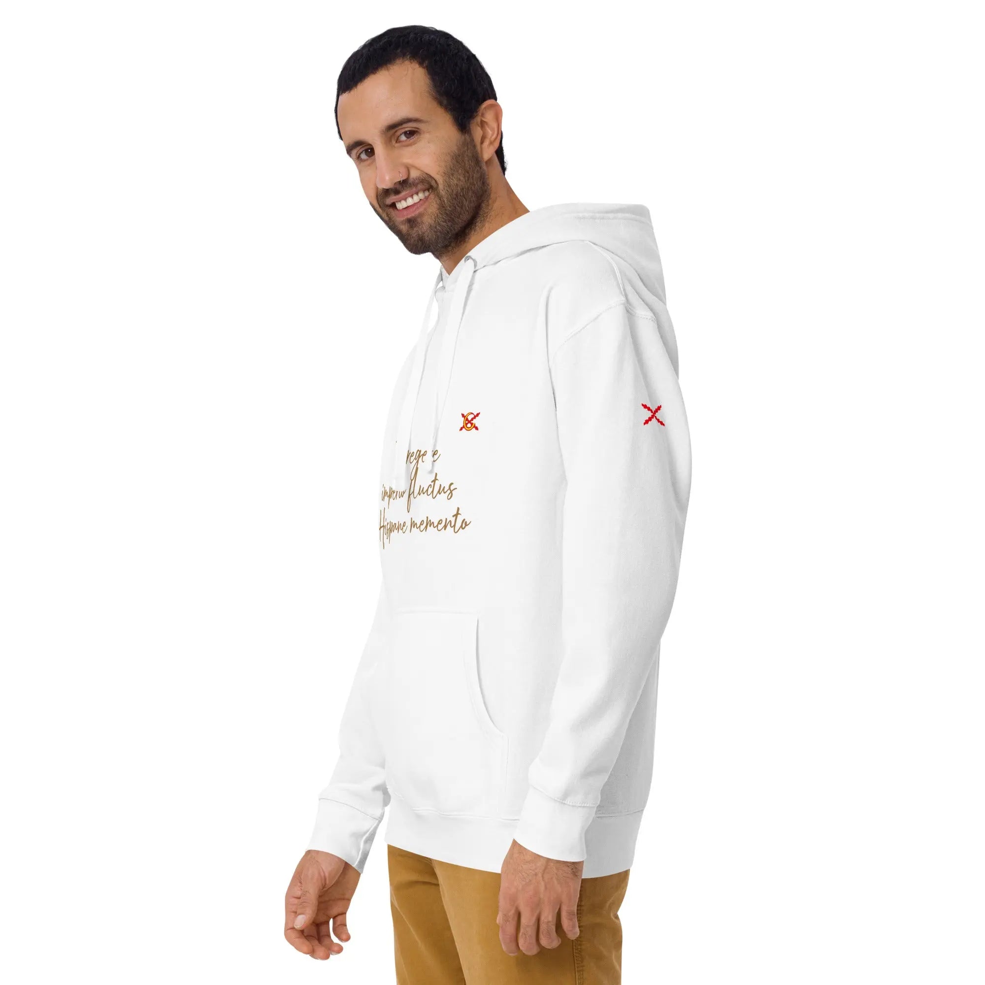Comprar Sudadera Aspa de Borgoña capucha unisex Bandera España La Flamenca de Borgoña Patricia Muñoz VOX