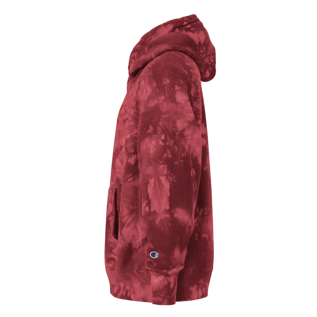 Comprar Sudadera Champion tie-dye unisex Cruz de Borgoña La Flamenca de Borgoña Bandera España