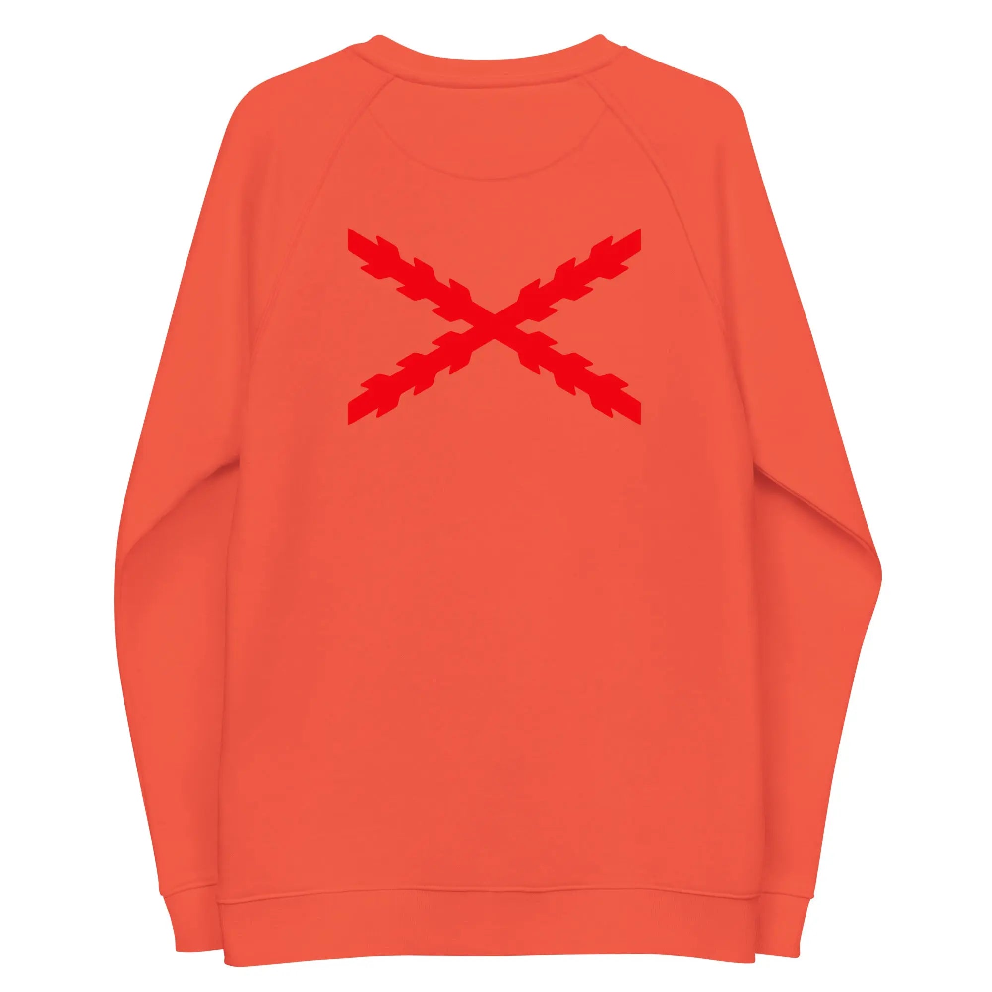 Comprar Sudadera Cruz de Borgoña unisex Bandera España La Flamenca de Borgoña Patricia Muñoz VOX