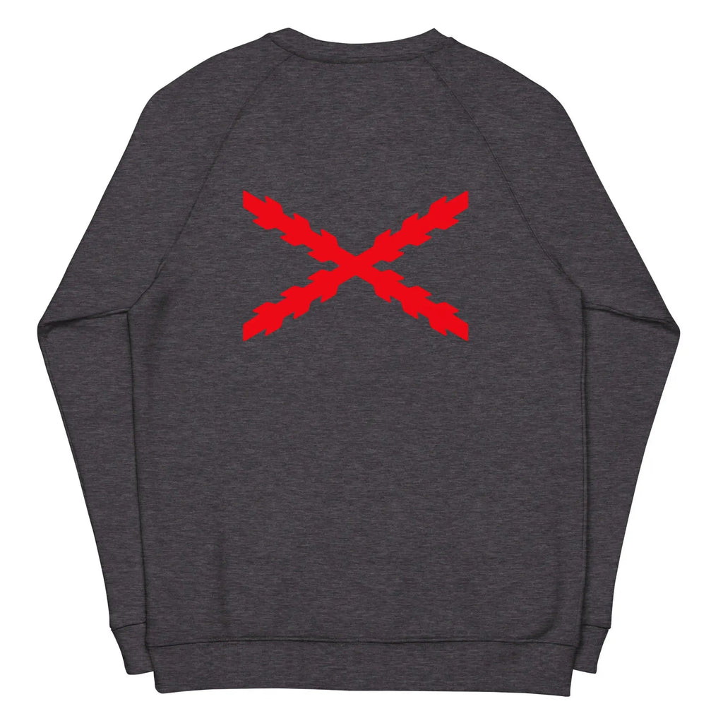 Comprar Sudadera Cruz de Borgoña unisex Bandera España La Flamenca de Borgoña Patricia Muñoz VOX