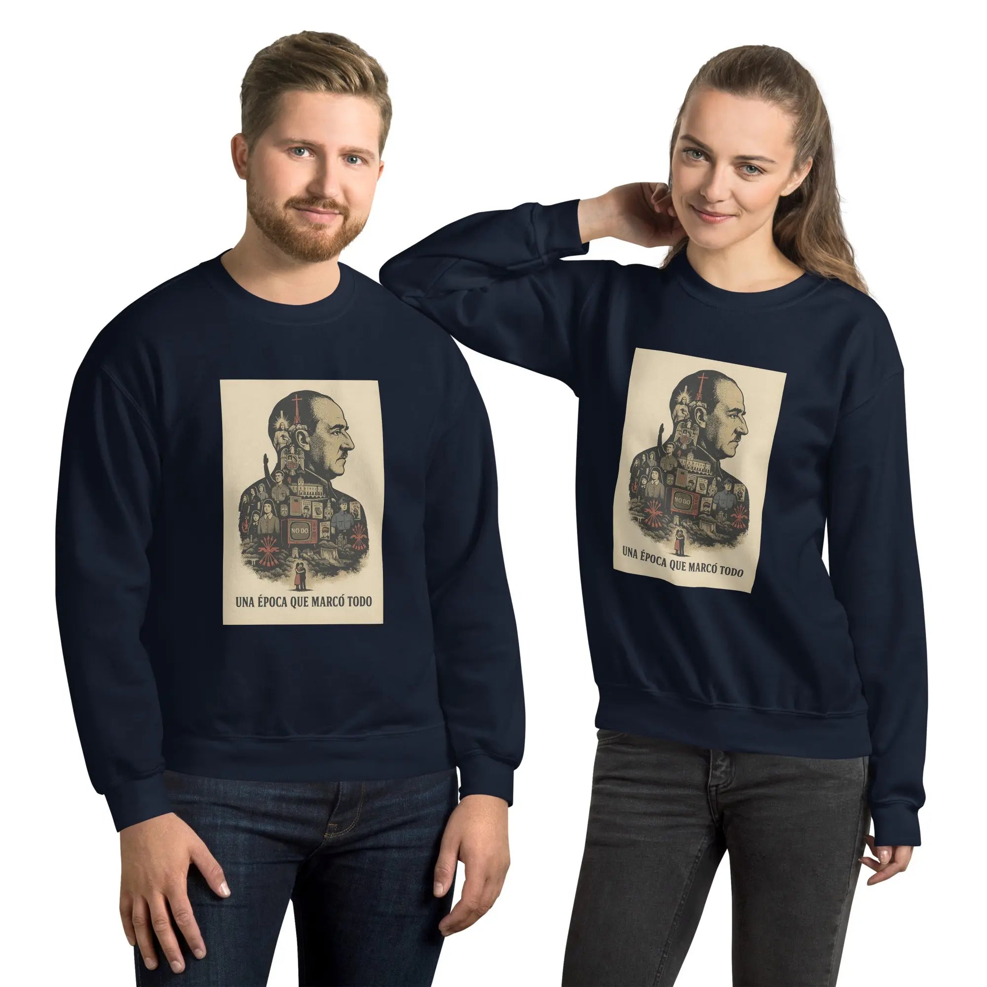 Comprar Sudadera Franco - Una época que marcó todo La Flamenca de Borgoña, Bandera de España, Cruz de Borgoña, Patricia Muñoz, VOX
