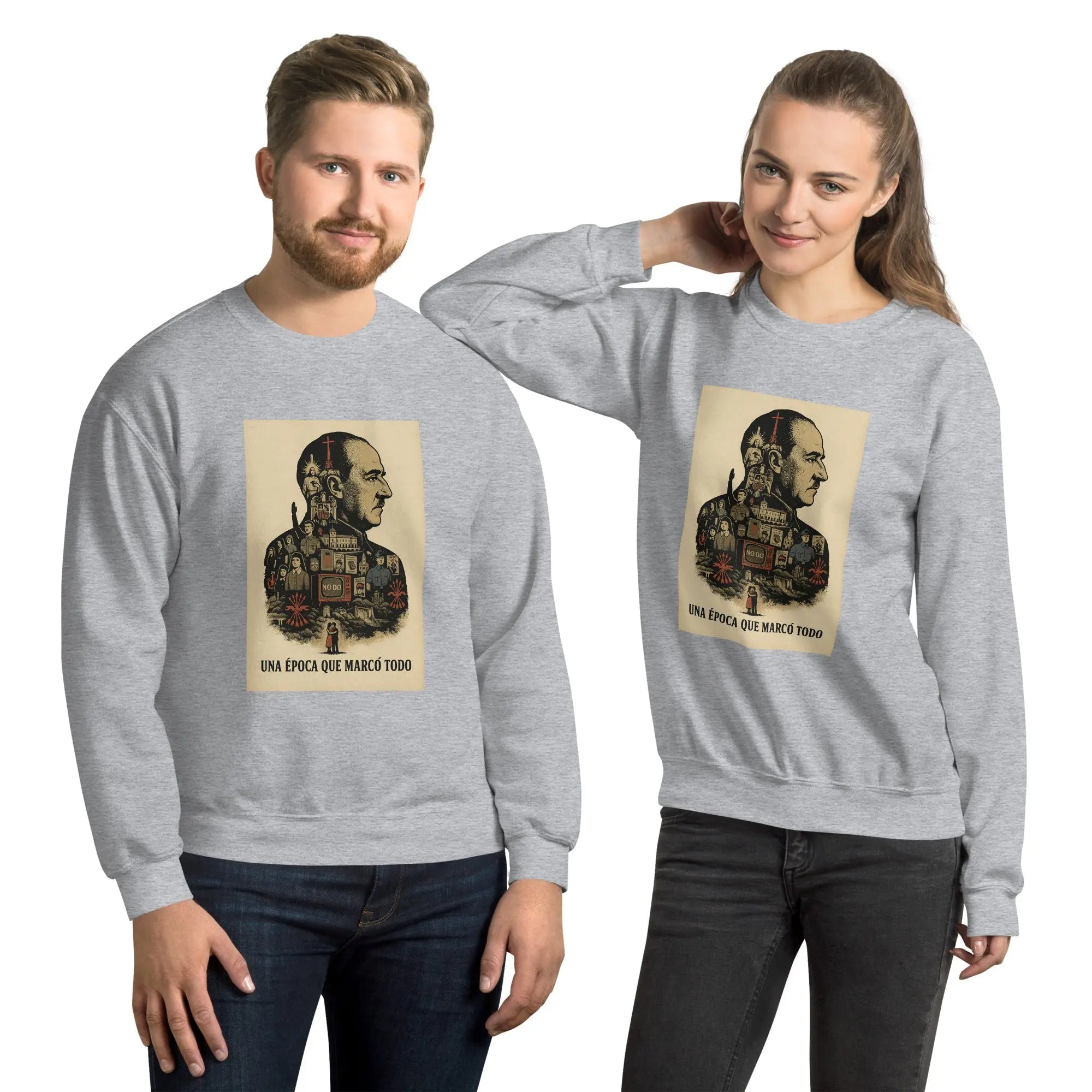 Comprar Sudadera Franco - Una época que marcó todo La Flamenca de Borgoña, Bandera de España, Cruz de Borgoña, Patricia Muñoz, VOX