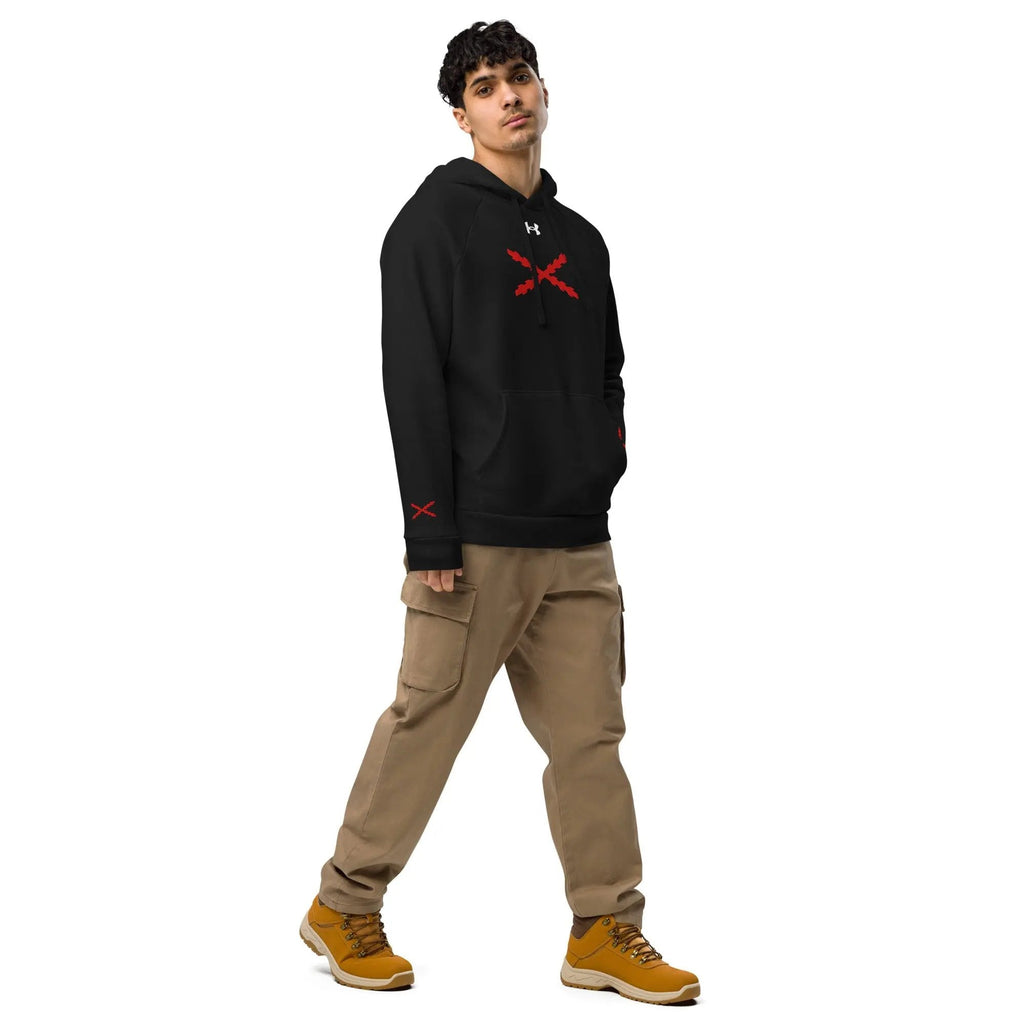 Comprar Sudadera con capucha Under Armour® Cruz de Borgoña La Flamenca de Borgoña Bandera España