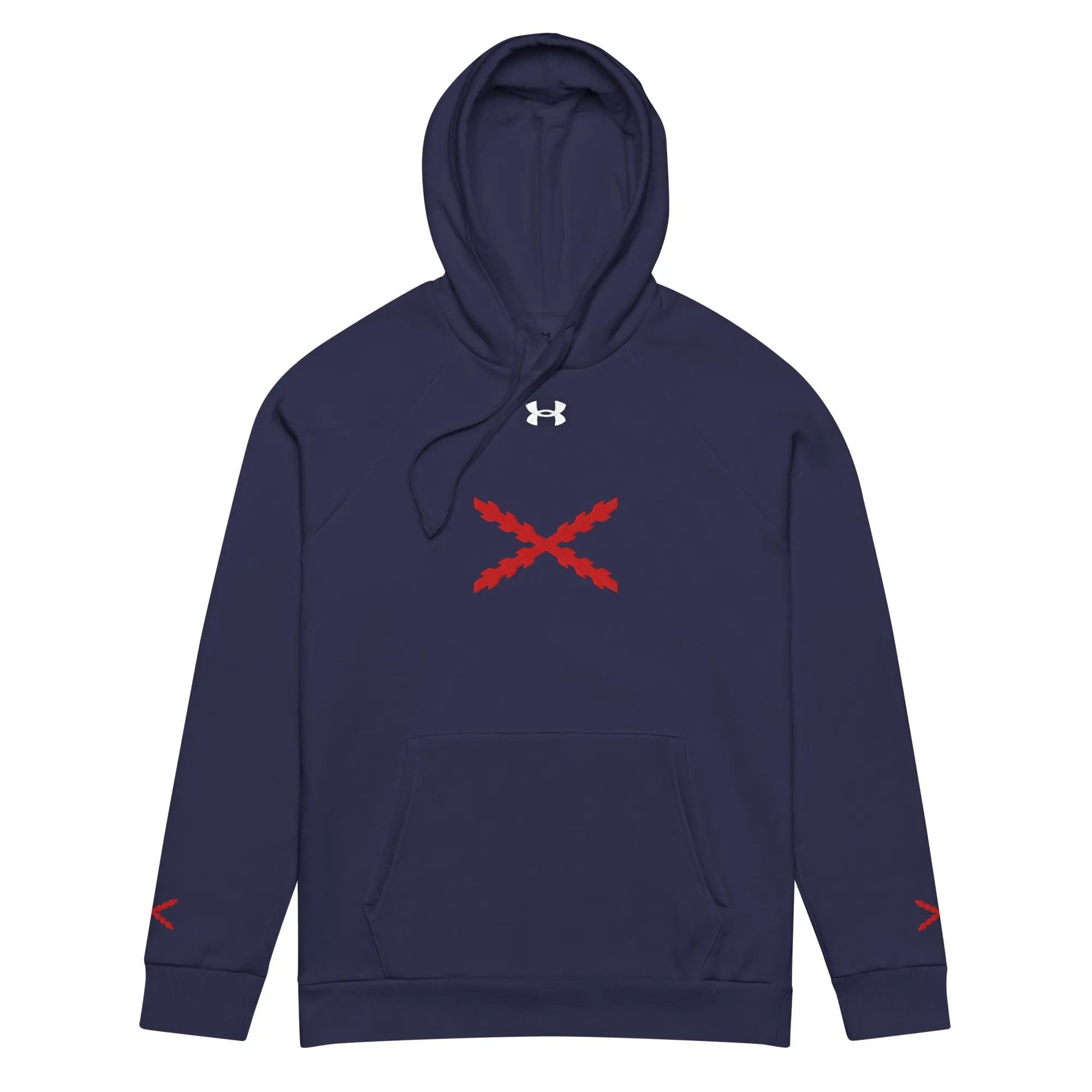 Comprar Sudadera con capucha Under Armour® Cruz de Borgoña La Flamenca de Borgoña Bandera España