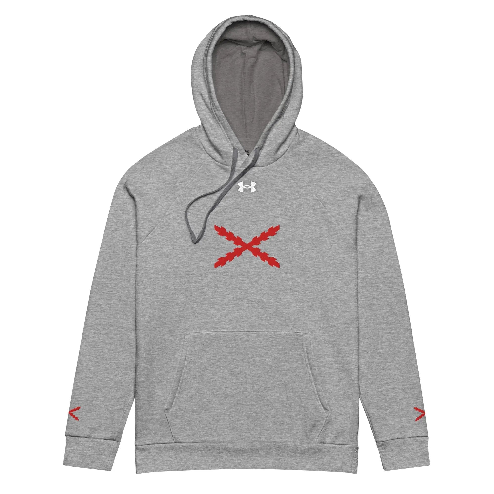 Comprar Sudadera con capucha Under Armour® Cruz de Borgoña La Flamenca de Borgoña Bandera España