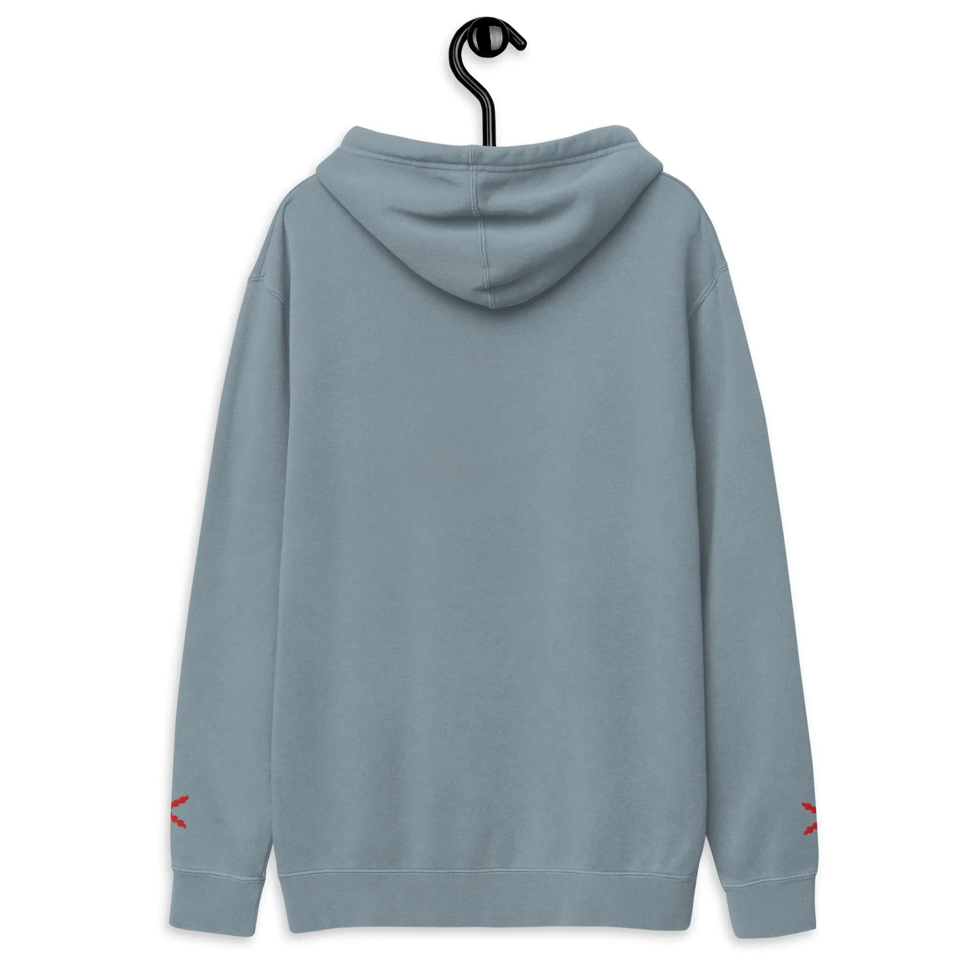 Comprar Sudadera con capucha teñida unisex Cruz de Borgoña La Flamenca de Borgoña Bandera España