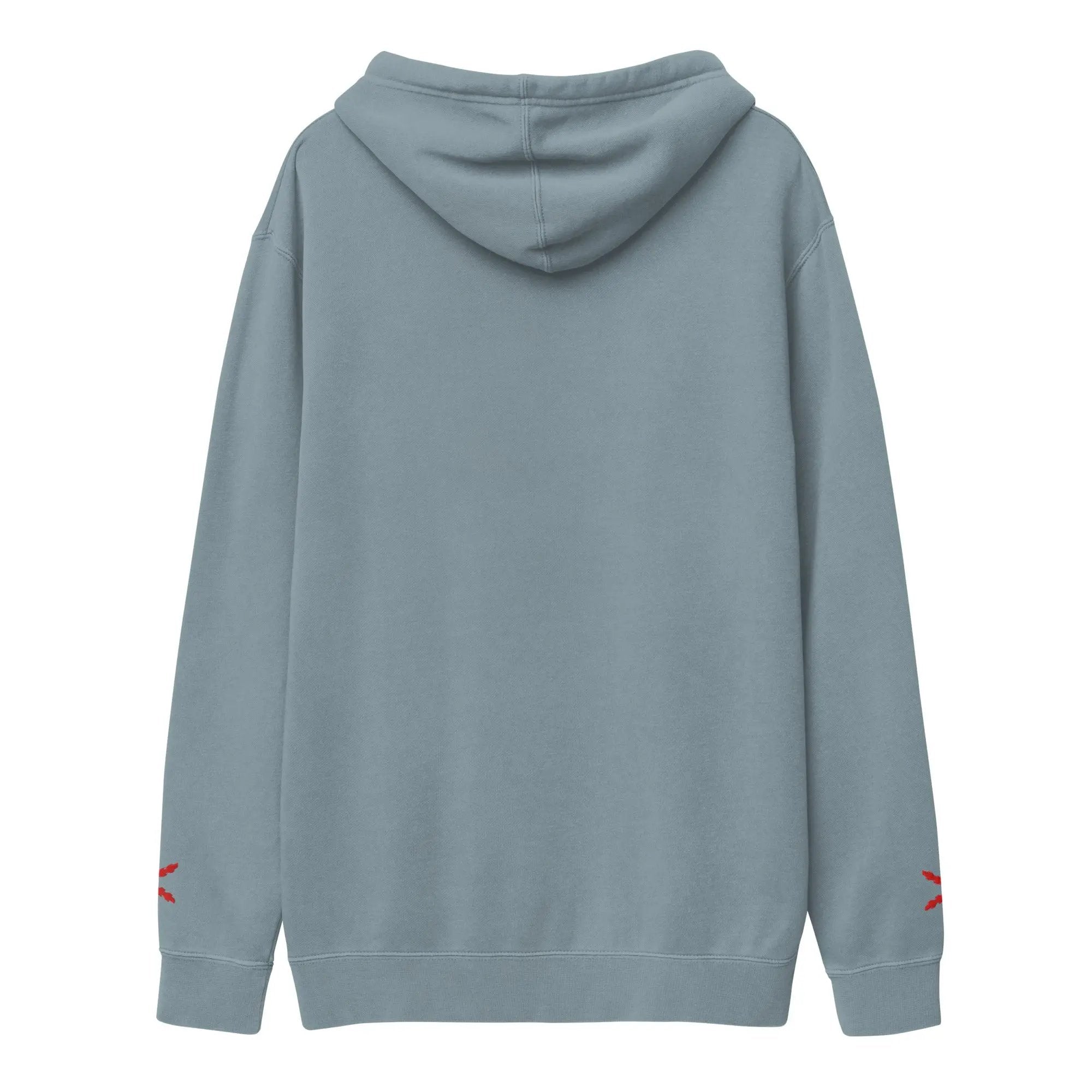 Comprar Sudadera con capucha teñida unisex Cruz de Borgoña La Flamenca de Borgoña Bandera España