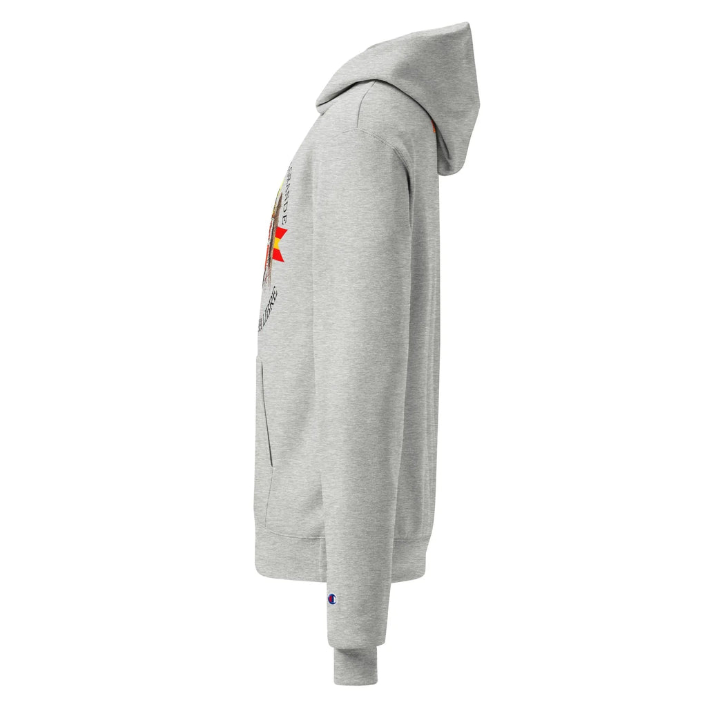 Comprar Sudadera con capucha unisex Champion - Águila de San Juan Bandera España La Flamenca de Borgoña Patricia Muñoz VOX