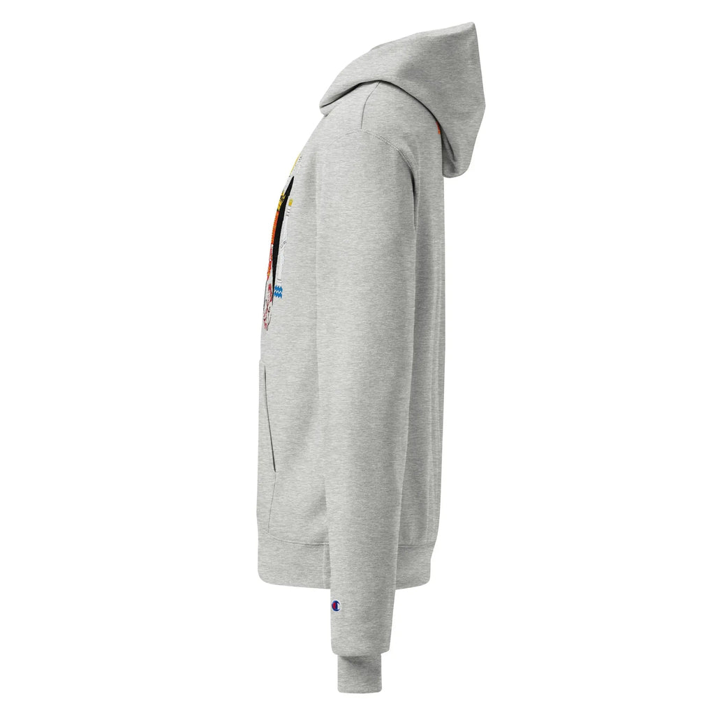 Comprar Sudadera con capucha unisex Champion Águila de San Juan Bandera España La Flamenca de Borgoña Patricia Muñoz VOX