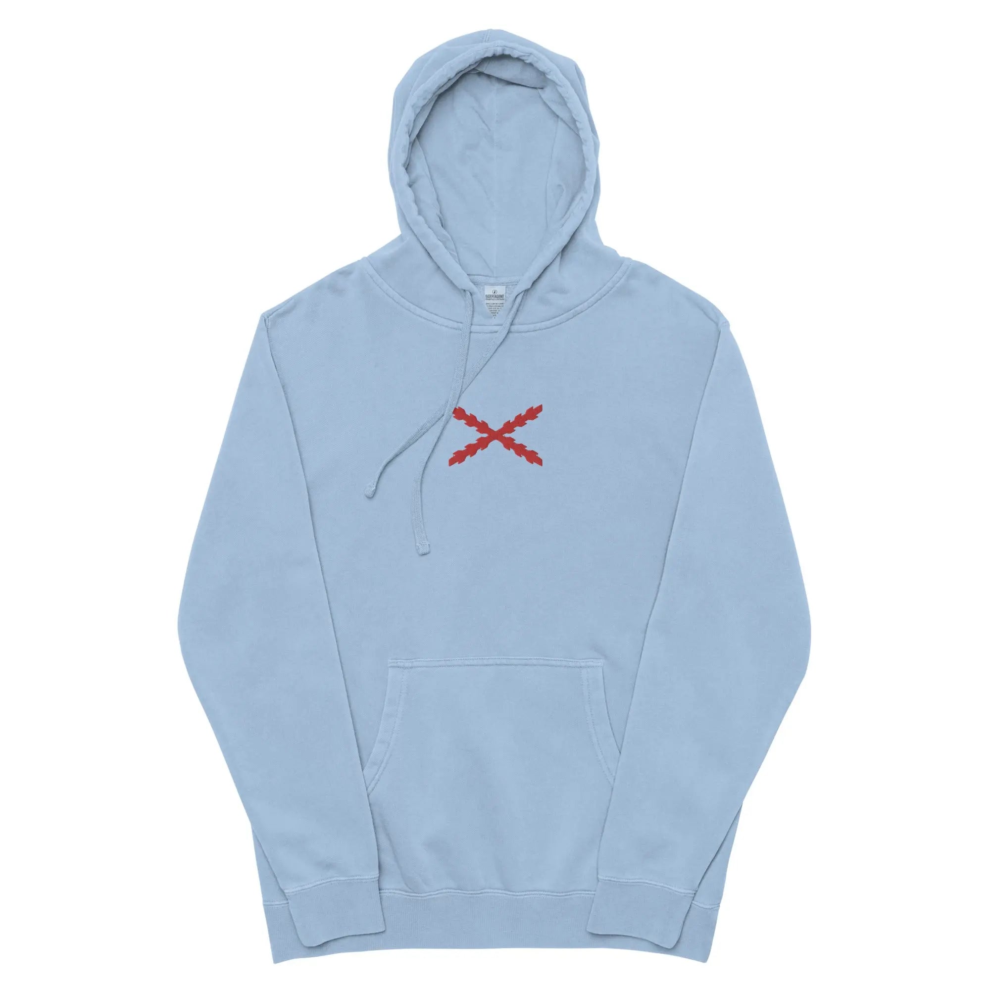 Comprar Sudadera Cruz de Borgoña con capucha unisex Bandera España La Flamenca de Borgoña Patricia Muñoz VOX