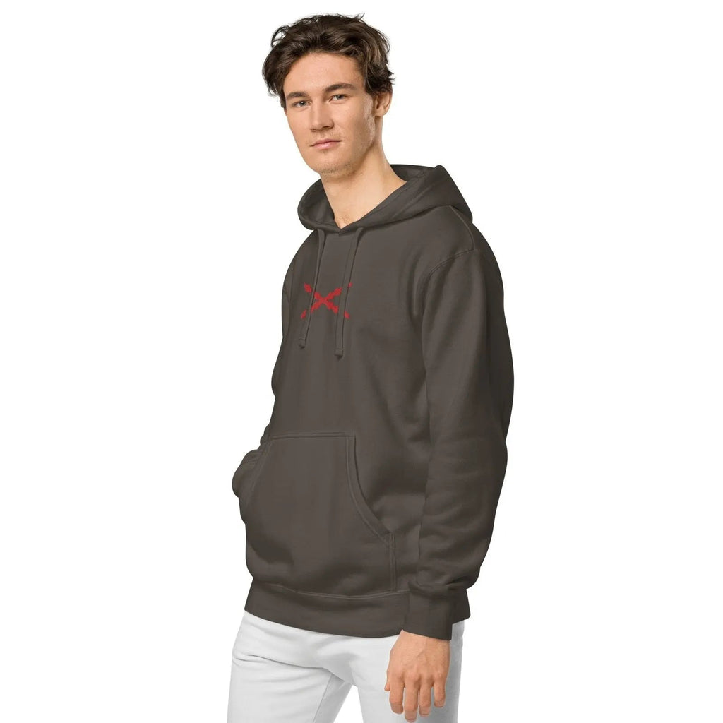Comprar Sudadera Cruz de Borgoña con capucha unisex Bandera España La Flamenca de Borgoña Patricia Muñoz VOX