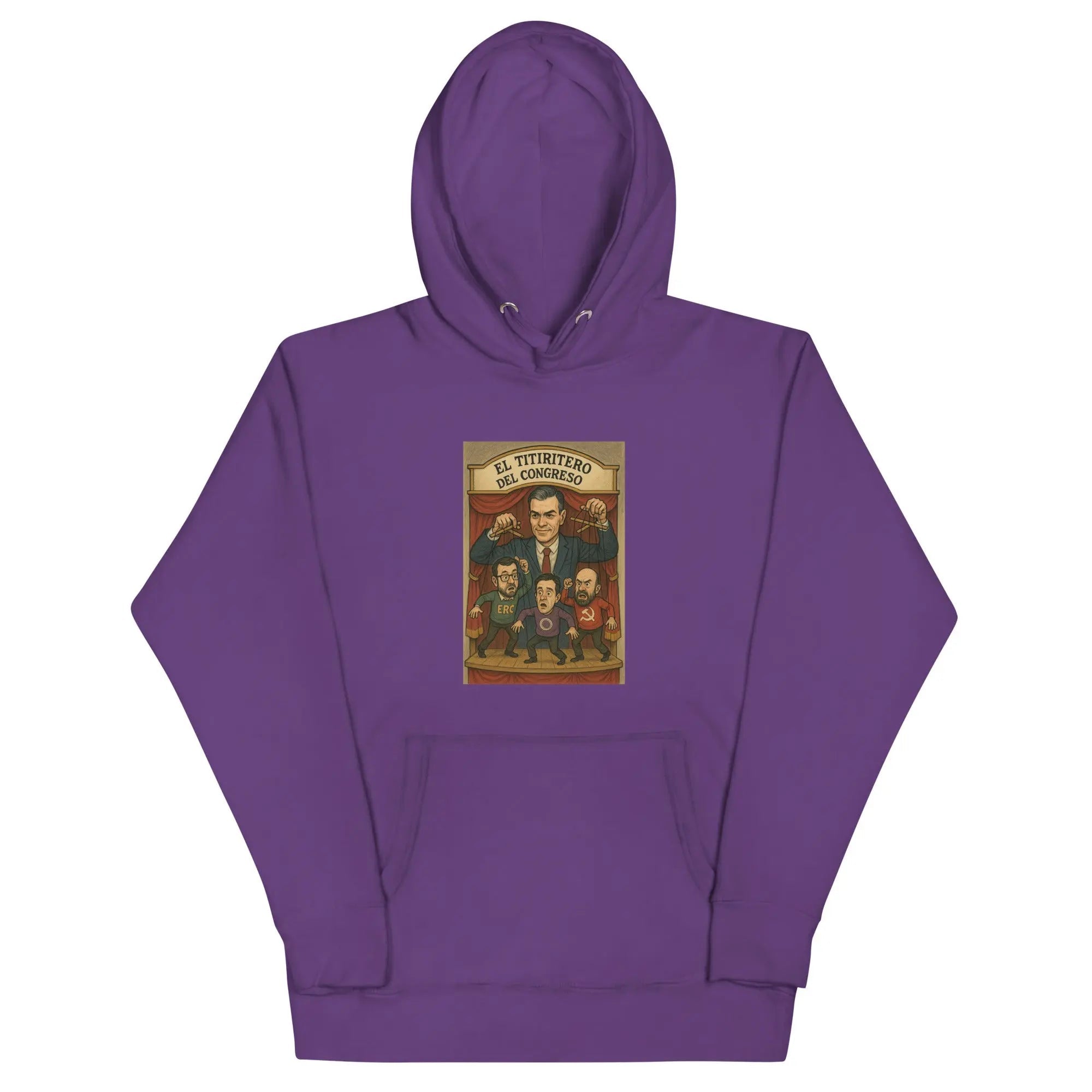 Comprar Sudadera con capucha unisex La Flamenca de Borgoña, Bandera de España, Cruz de Borgoña, Patricia Muñoz, VOX