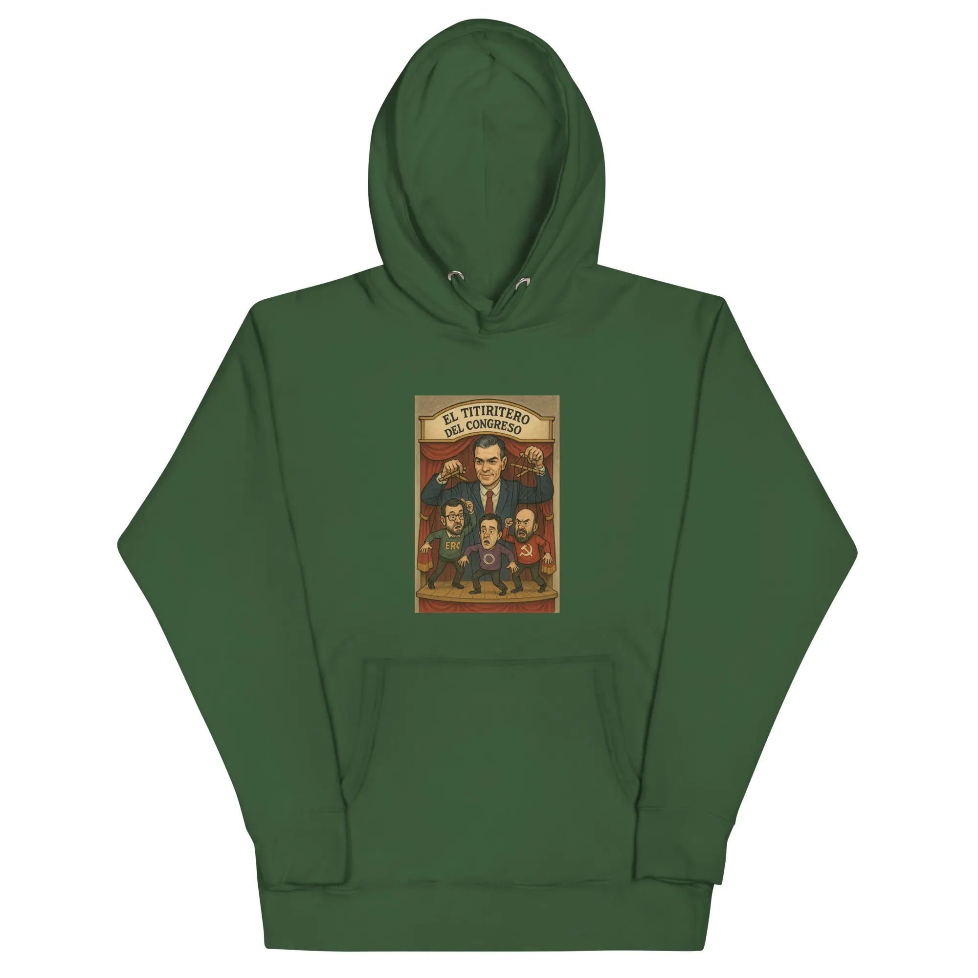 Comprar Sudadera con capucha unisex La Flamenca de Borgoña, Bandera de España, Cruz de Borgoña, Patricia Muñoz, VOX