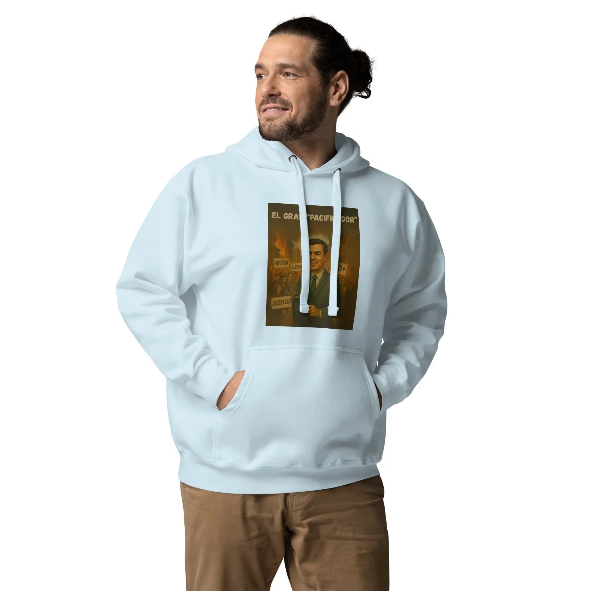 Comprar Sudadera con capucha unisex La Flamenca de Borgoña, Bandera de España, Cruz de Borgoña, Patricia Muñoz, VOX