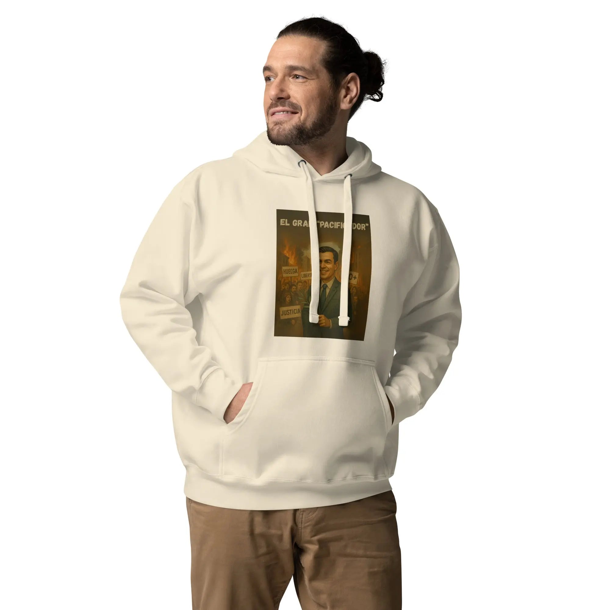 Comprar Sudadera con capucha unisex La Flamenca de Borgoña, Bandera de España, Cruz de Borgoña, Patricia Muñoz, VOX