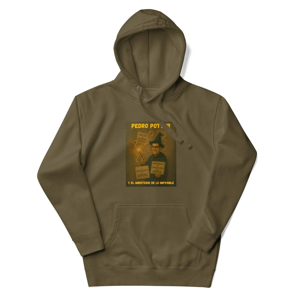 Comprar Sudadera "Pedro Potter y el Ministerio de lo imposible" Bandera España La Flamenca de Borgoña Patricia Muñoz VOX