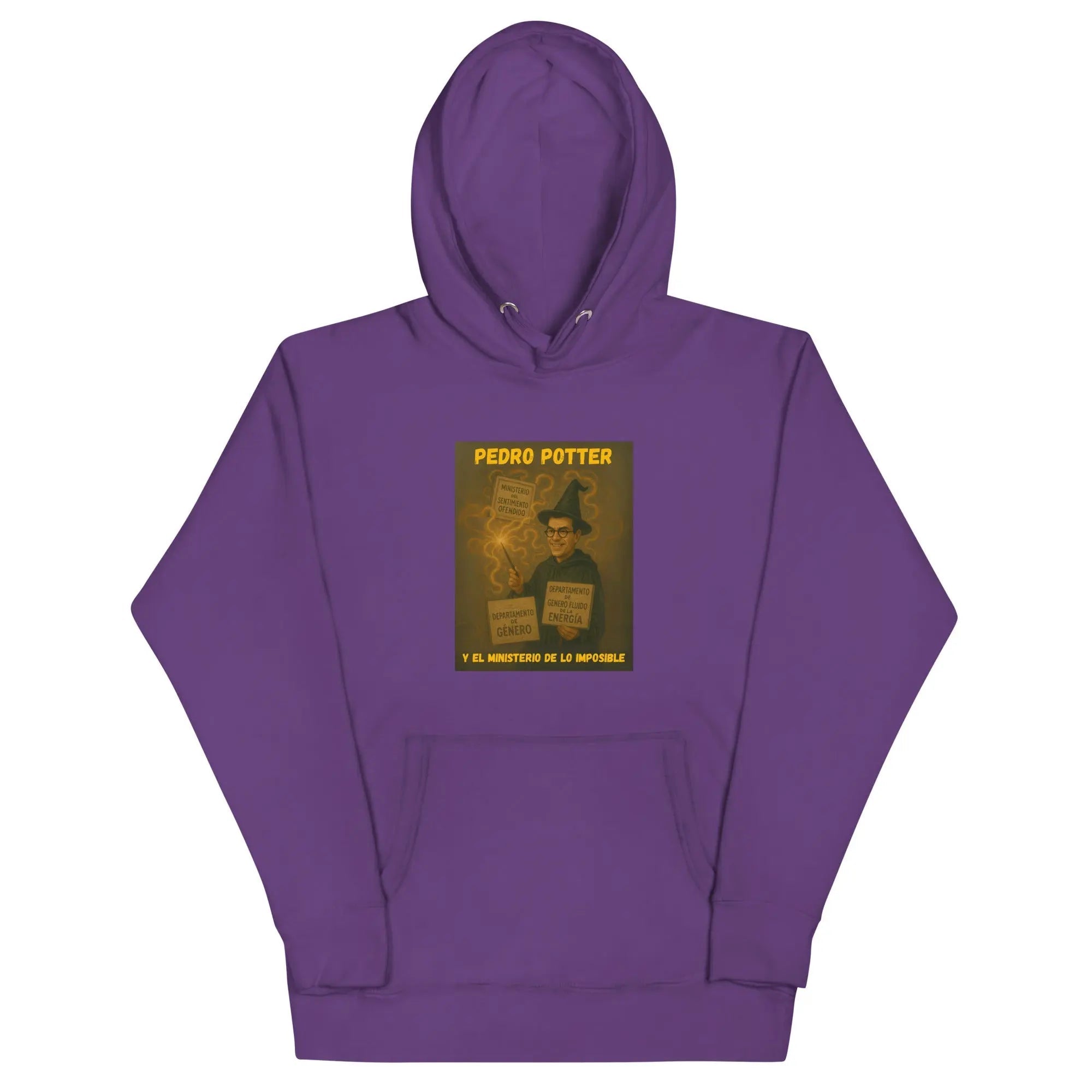 Comprar Sudadera "Pedro Potter y el Ministerio de lo imposible" Bandera España La Flamenca de Borgoña Patricia Muñoz VOX