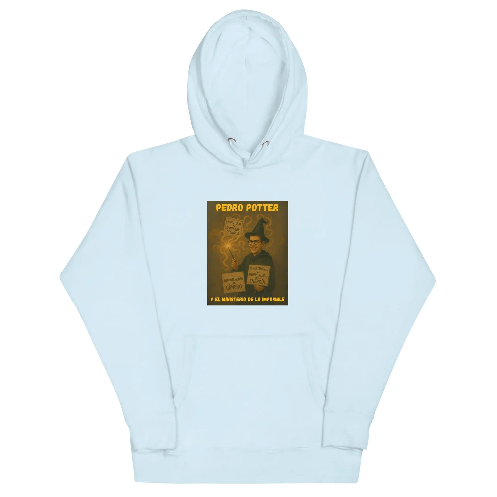 Comprar Sudadera "Pedro Potter y el Ministerio de lo imposible" Bandera España La Flamenca de Borgoña Patricia Muñoz VOX