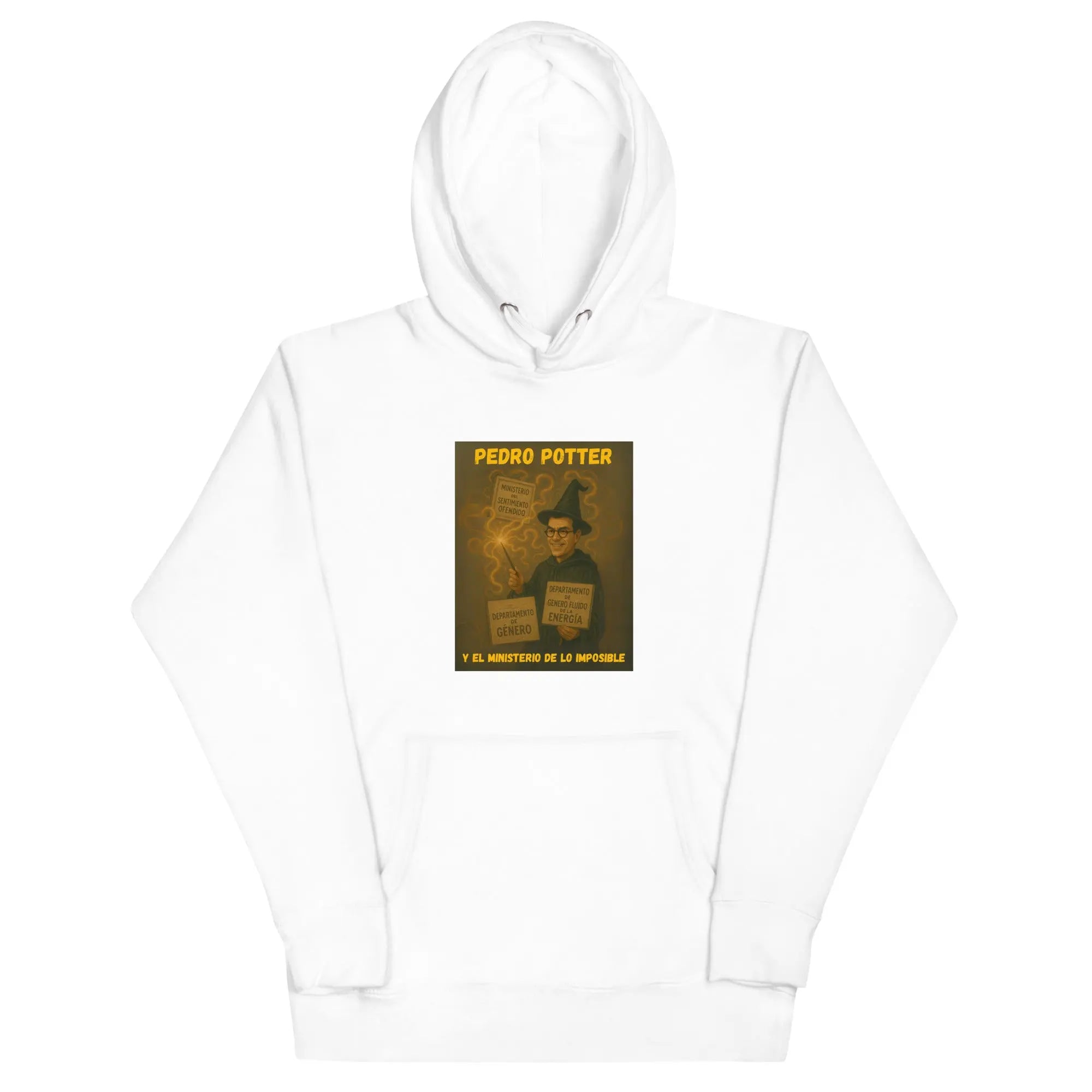 Comprar Sudadera "Pedro Potter y el Ministerio de lo imposible" Bandera España La Flamenca de Borgoña Patricia Muñoz VOX