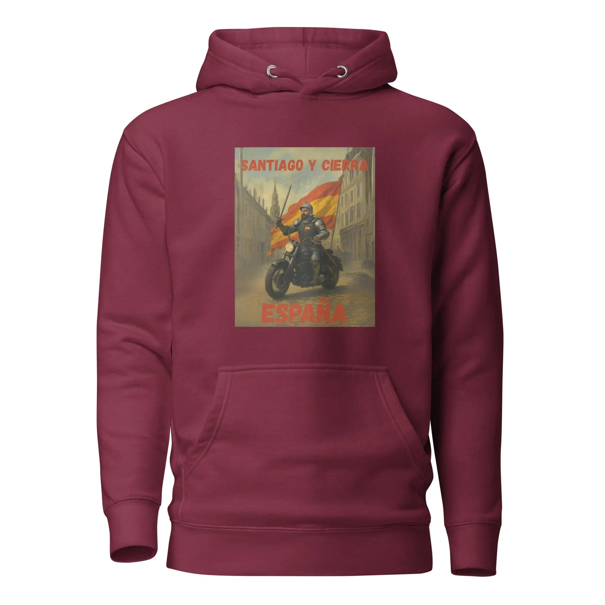 Comprar Sudadera "Santiago y cierra España" Bandera España La Flamenca de Borgoña Patricia Muñoz VOX