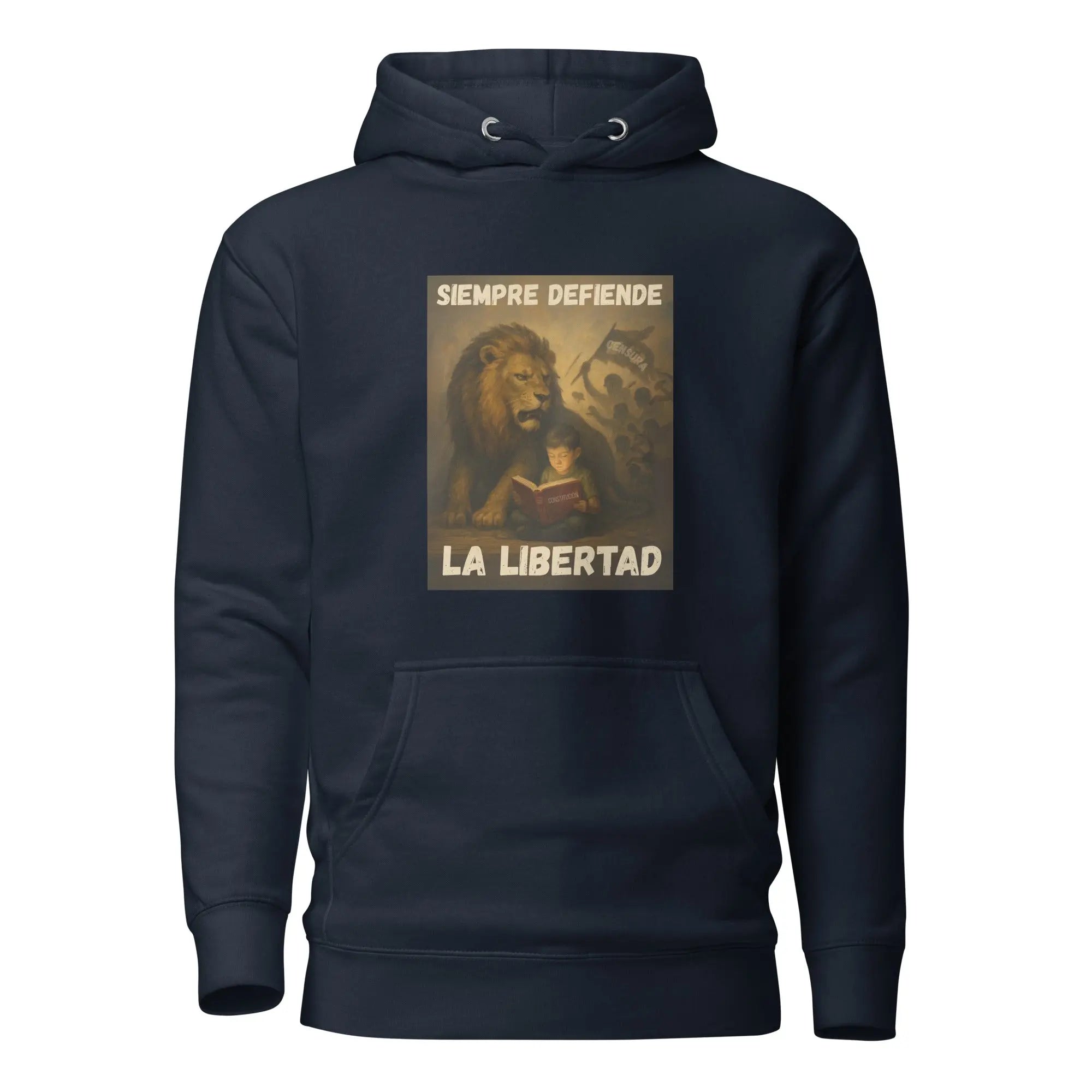 Comprar Sudadera con capucha unisex La Flamenca de Borgoña, Bandera de España, Cruz de Borgoña, Patricia Muñoz, VOX