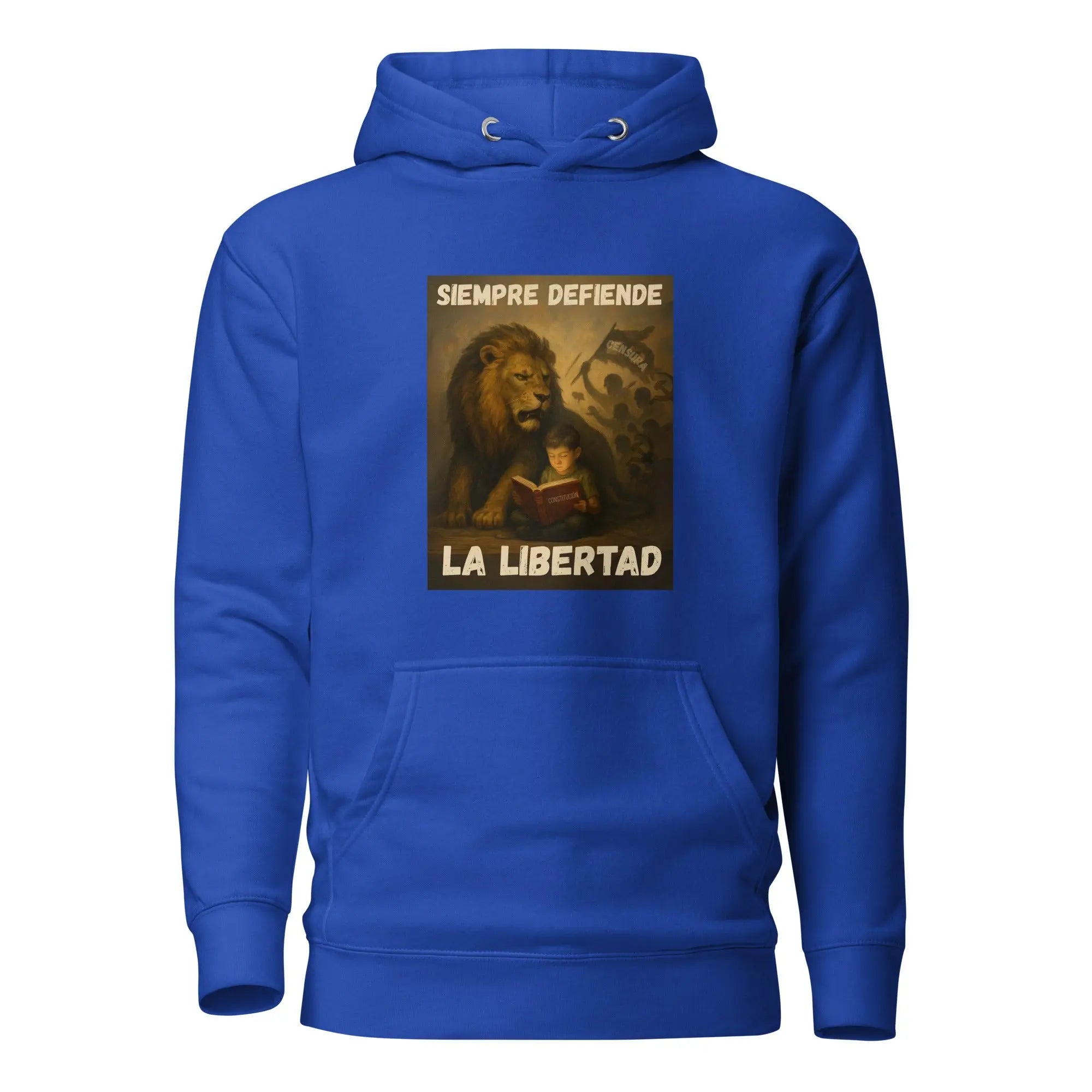 Comprar Sudadera con capucha unisex La Flamenca de Borgoña, Bandera de España, Cruz de Borgoña, Patricia Muñoz, VOX