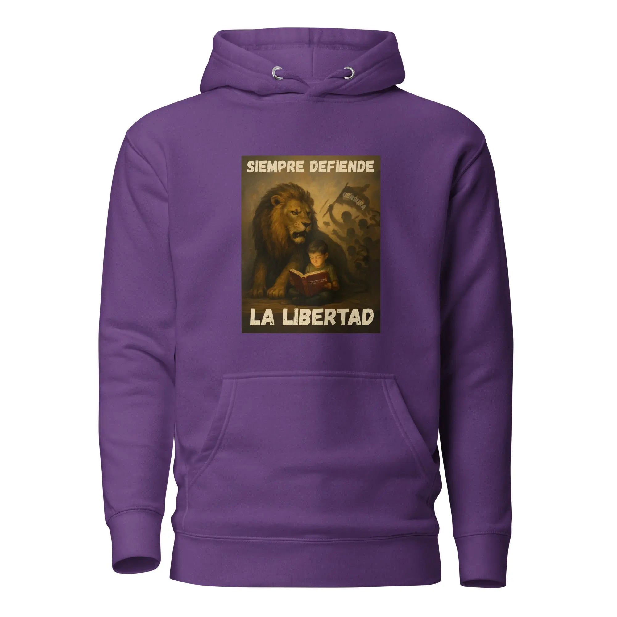 Comprar Sudadera con capucha unisex La Flamenca de Borgoña, Bandera de España, Cruz de Borgoña, Patricia Muñoz, VOX