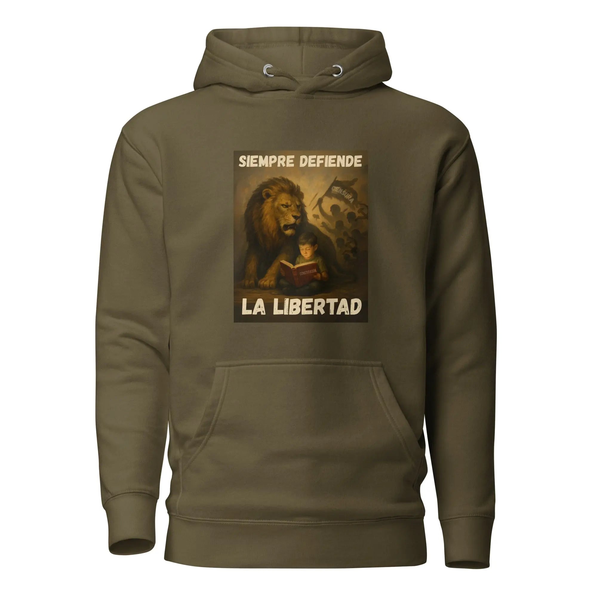 Comprar Sudadera con capucha unisex La Flamenca de Borgoña, Bandera de España, Cruz de Borgoña, Patricia Muñoz, VOX