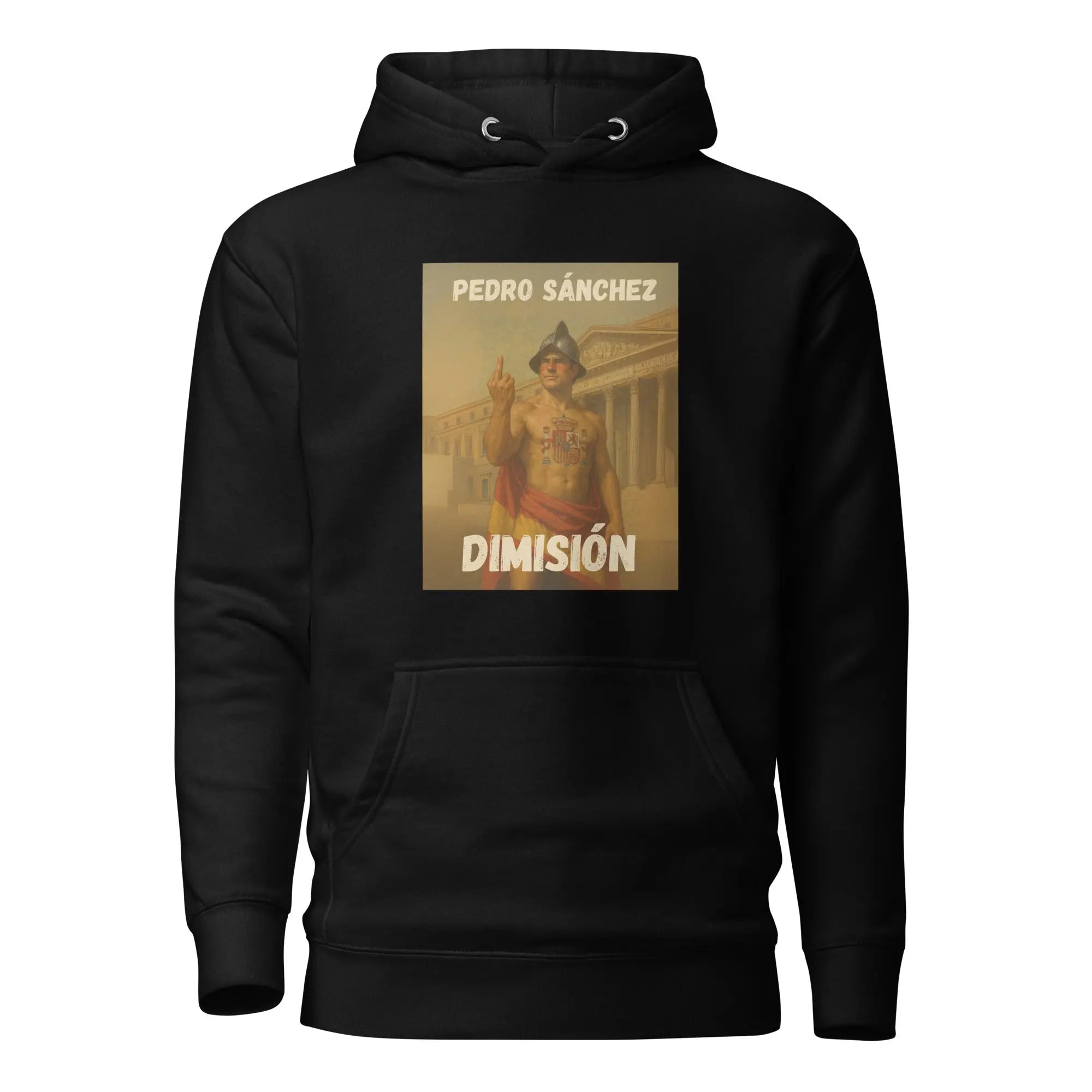 Comprar Sudadera con capucha unisex La Flamenca de Borgoña, Bandera de España, Cruz de Borgoña, Patricia Muñoz, VOX